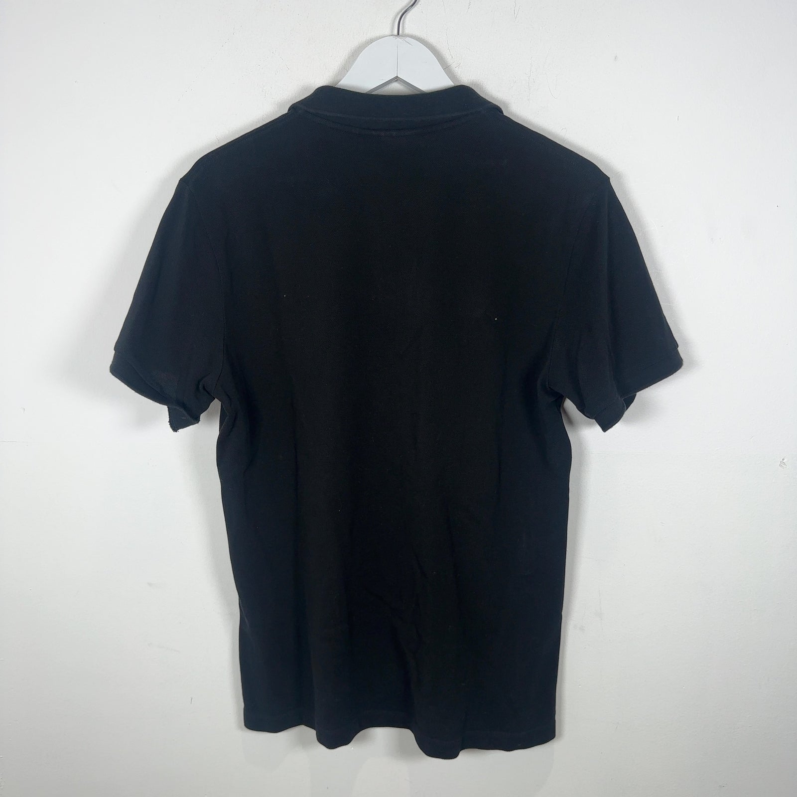 Burberry 1/4 Button Black Polo