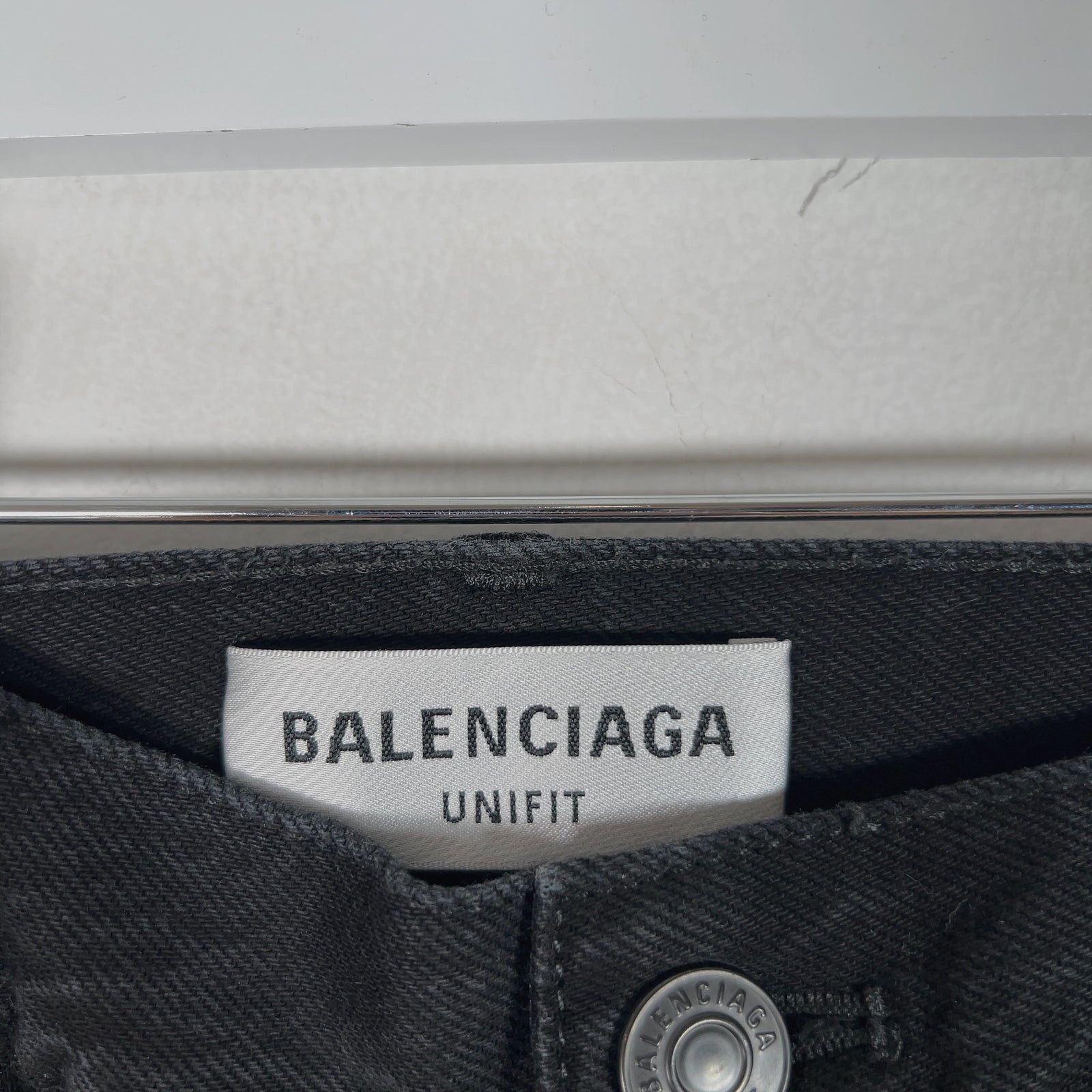 Balenciaga Shotgun Distressed Pants