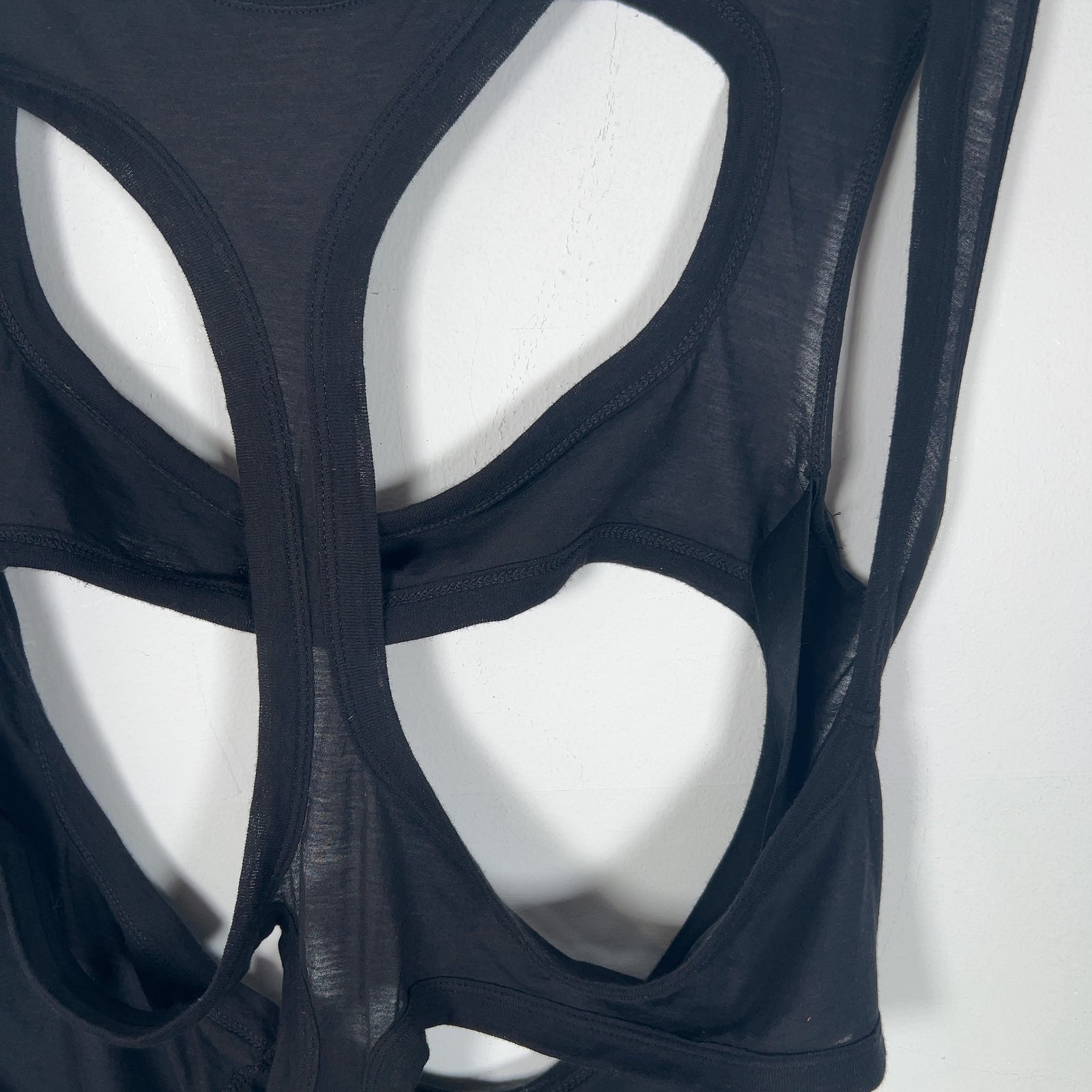 Rick Owens DRKSHDW SS18 'Membrane' Distressed Tank Top