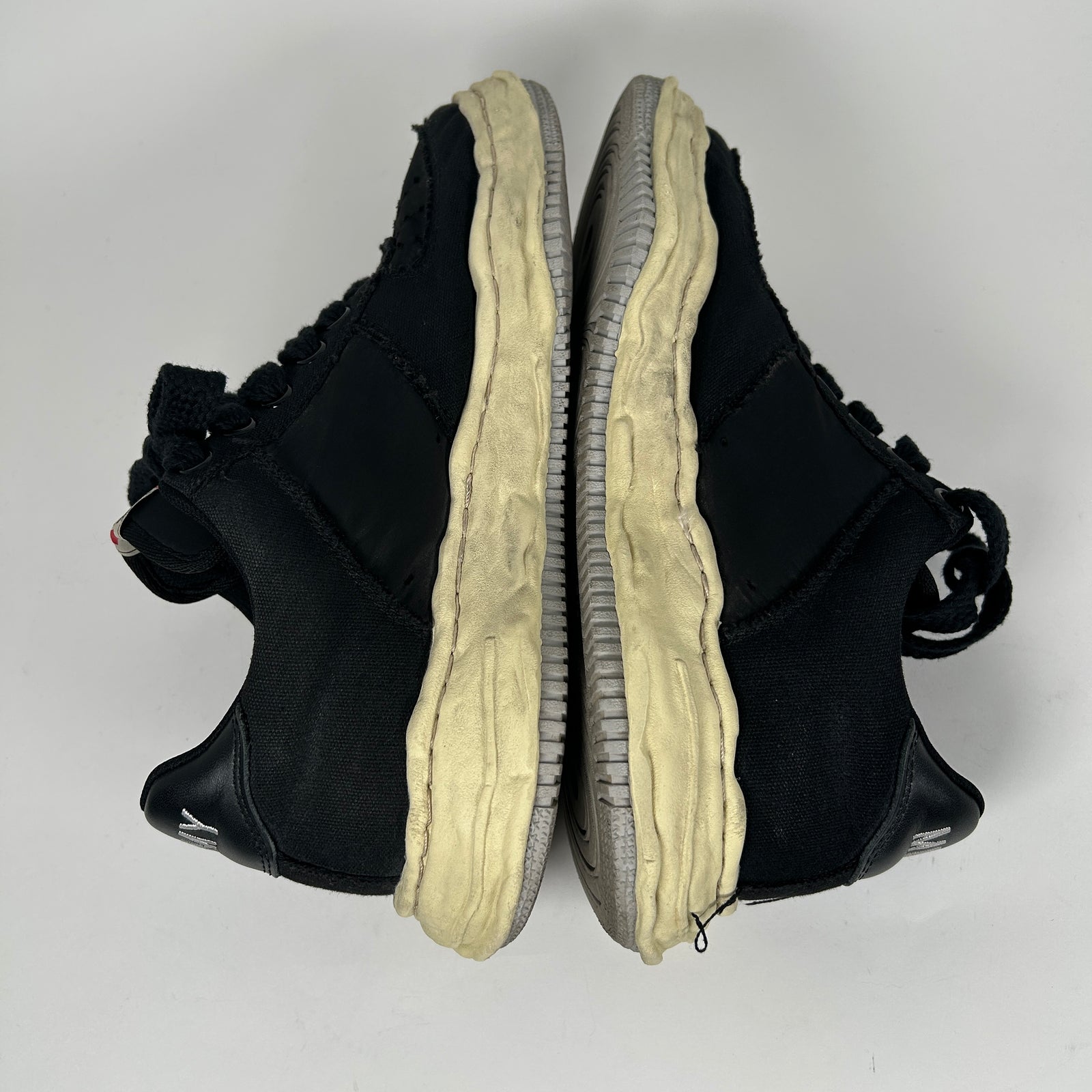 MMY Wayne Black Low Top Sneakers Size 44