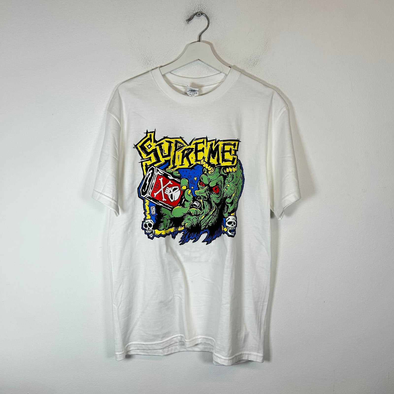 Supreme FW25 White 'F***** Blowout' T-Shirt Size M