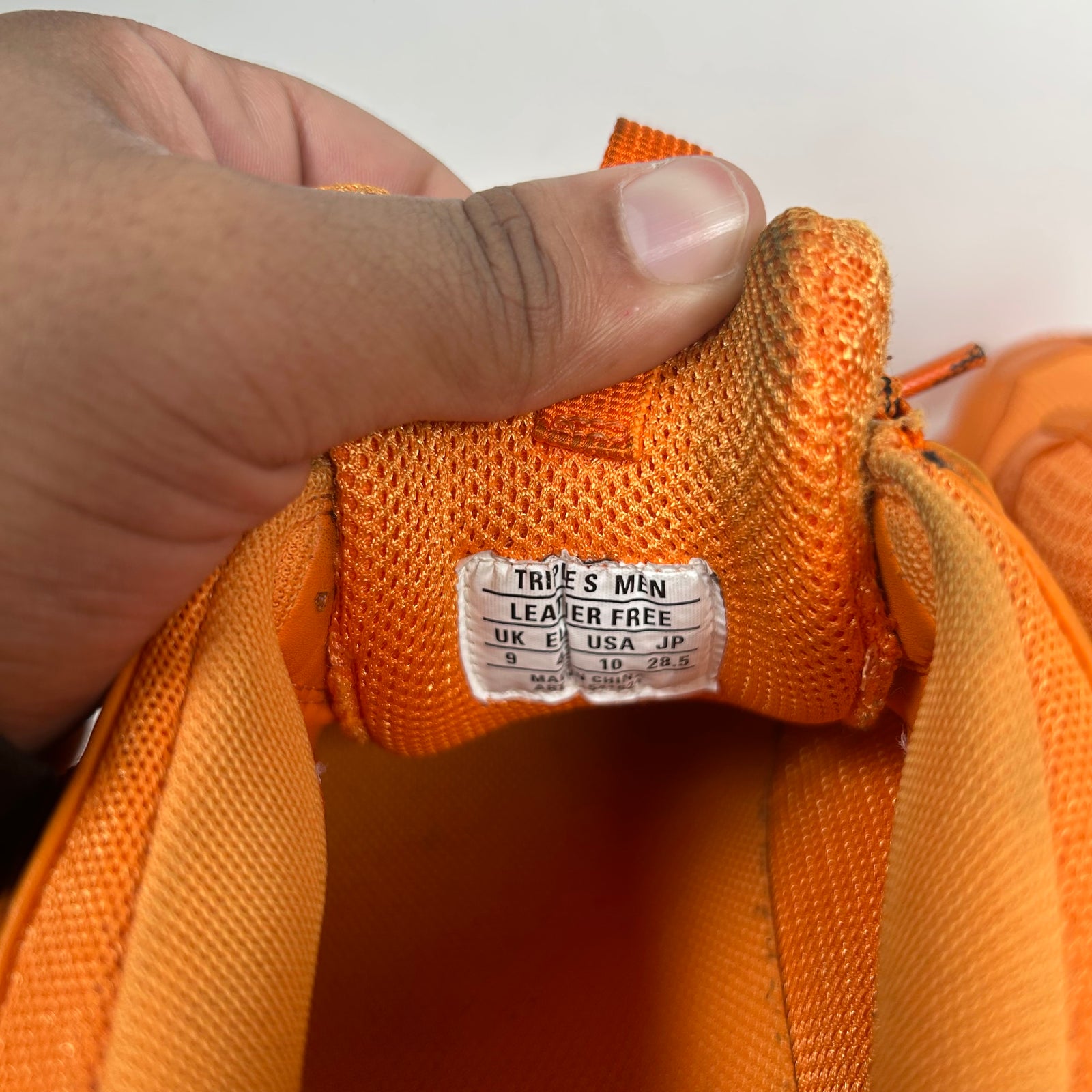 Balenciaga Orange Triple S Size 10