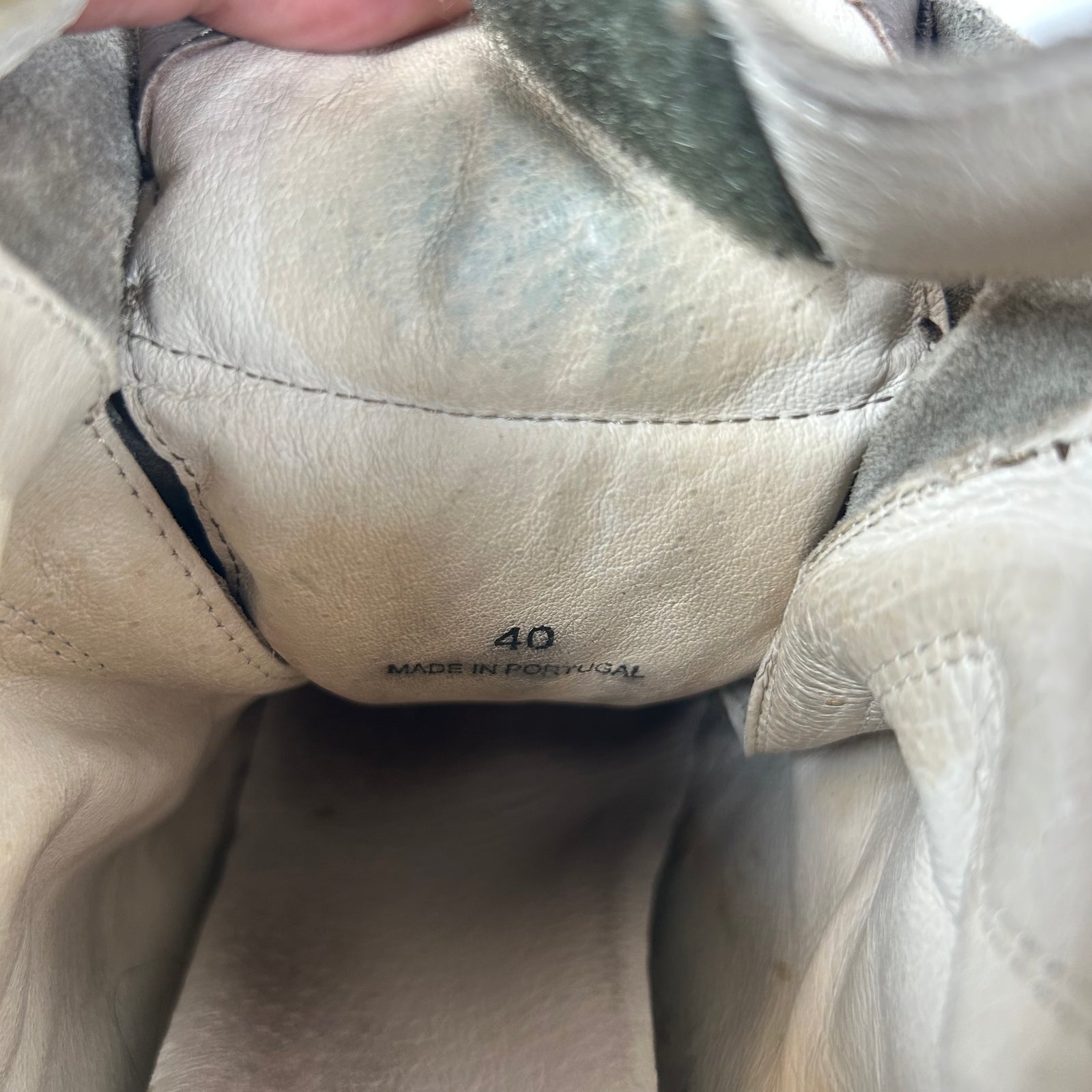 Isabel Marant Beige Leather Suede Bekket Sneaker Size 40