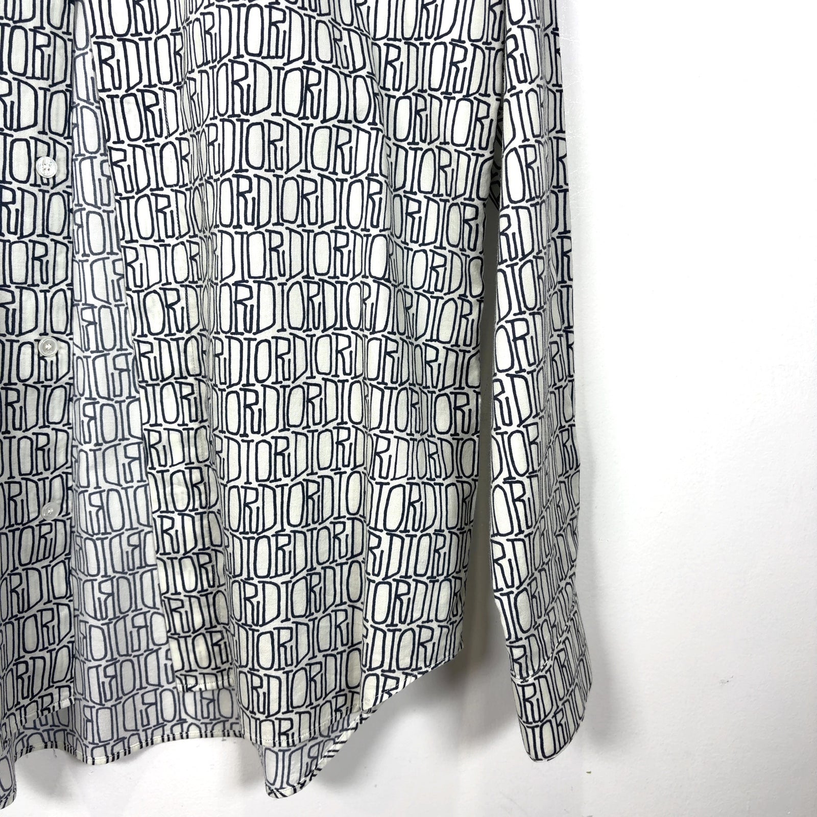 Dior All-Over Print Button-Up Shirt