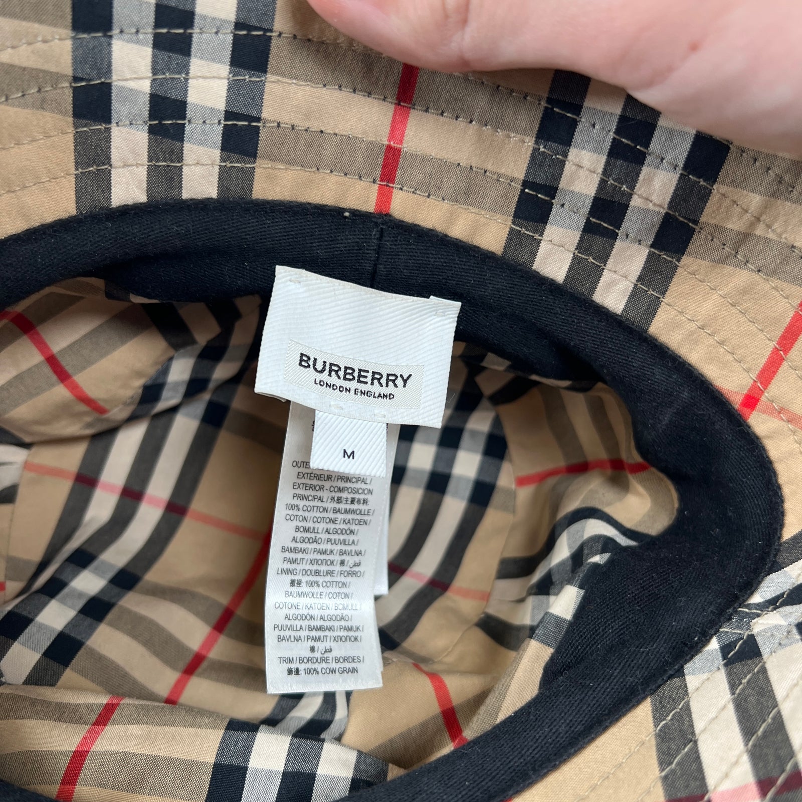 Burberry Belted Bucket Hat