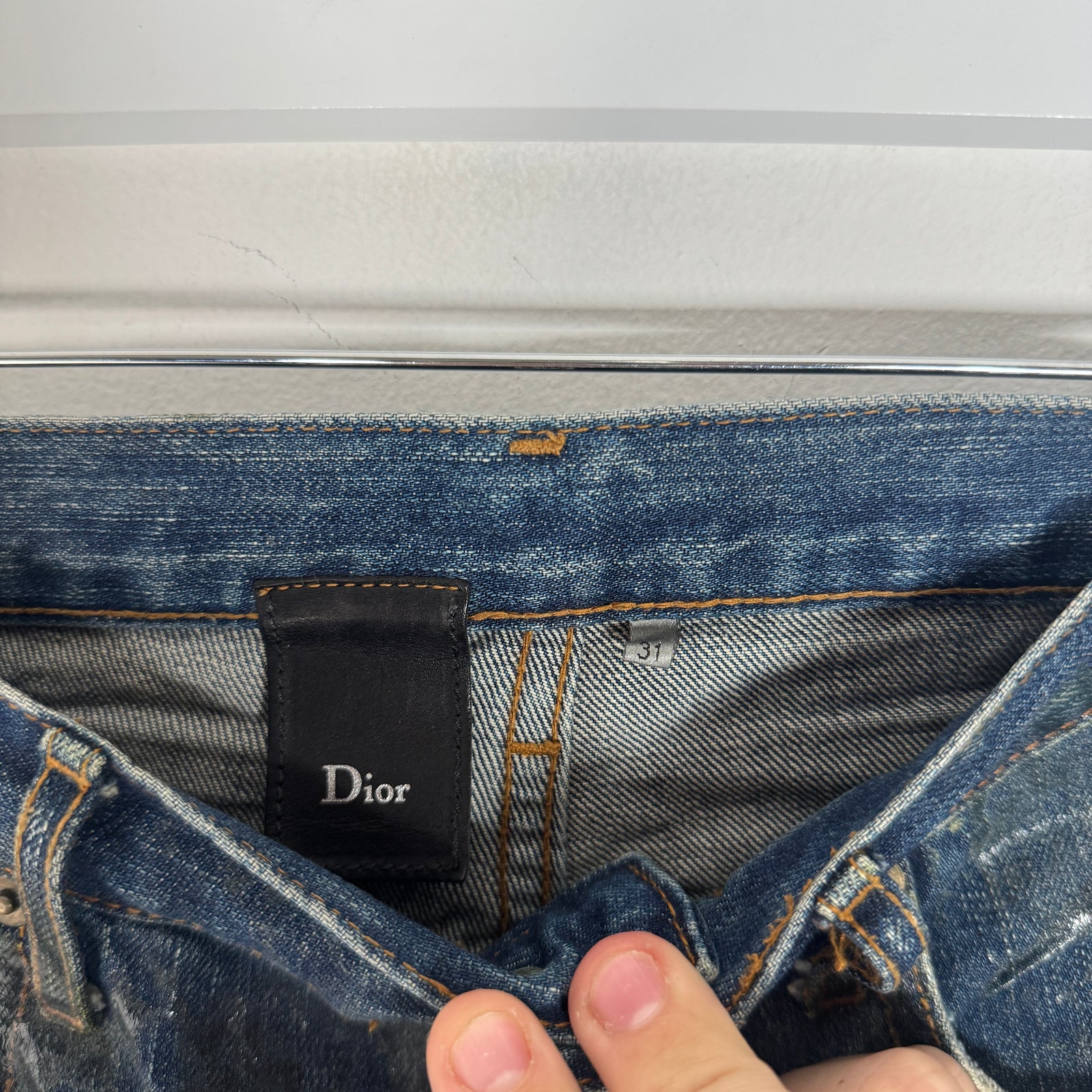 Dior Blue Luster Jeans Size 31