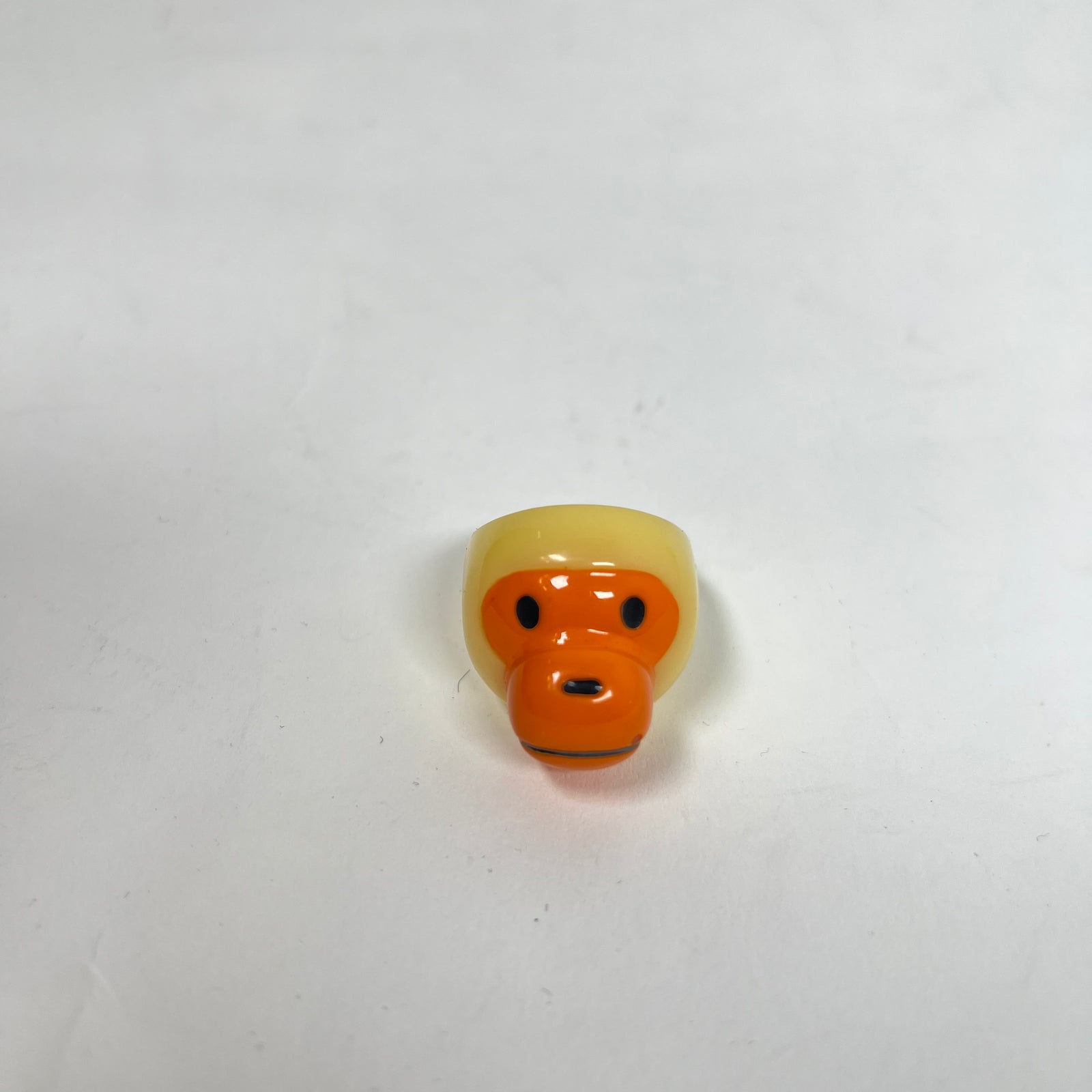 Bape Yellow & Pink Baby Milo Ring Set Size L