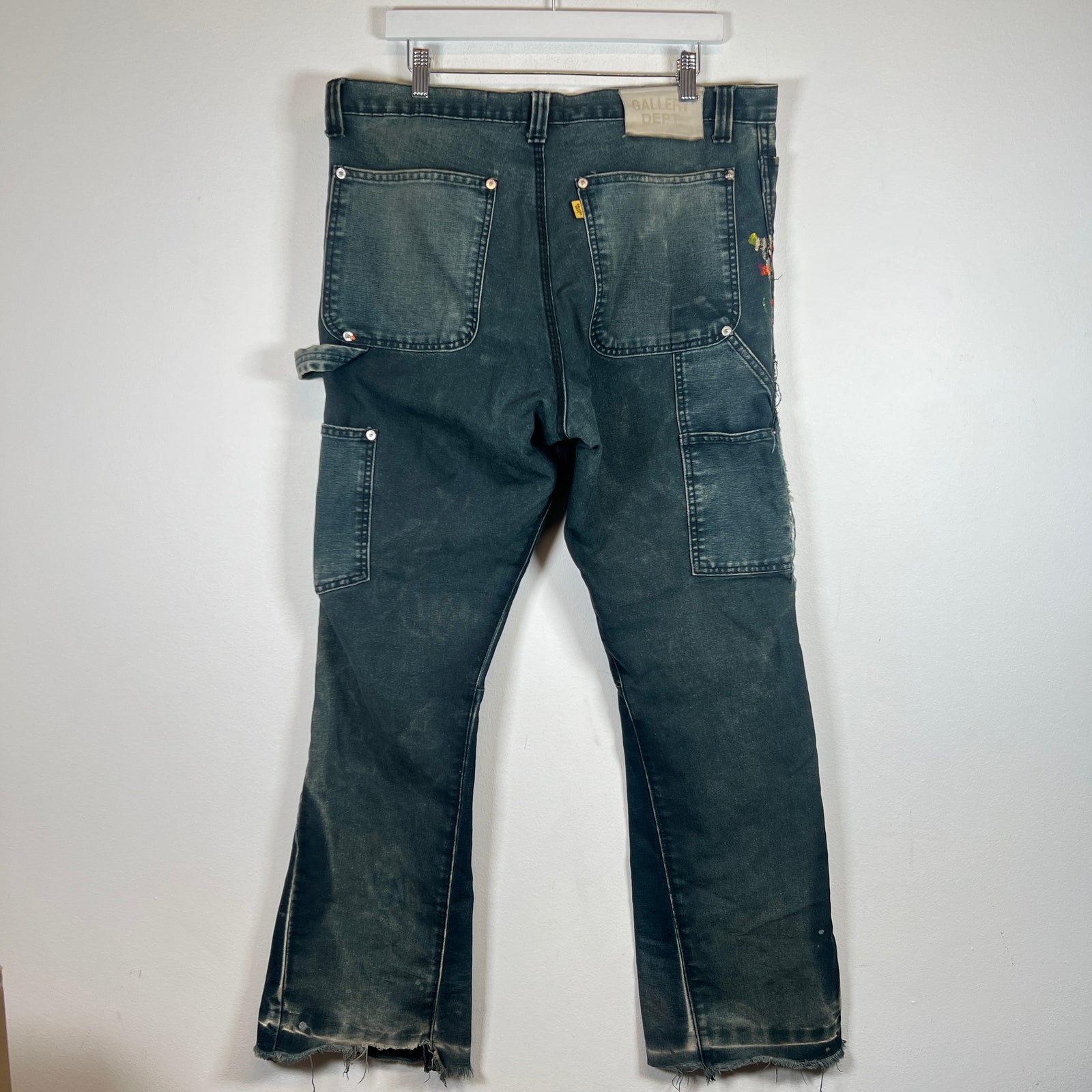 Gallery Dept Navy Painted LA Flare Carpenter Pants Size 35