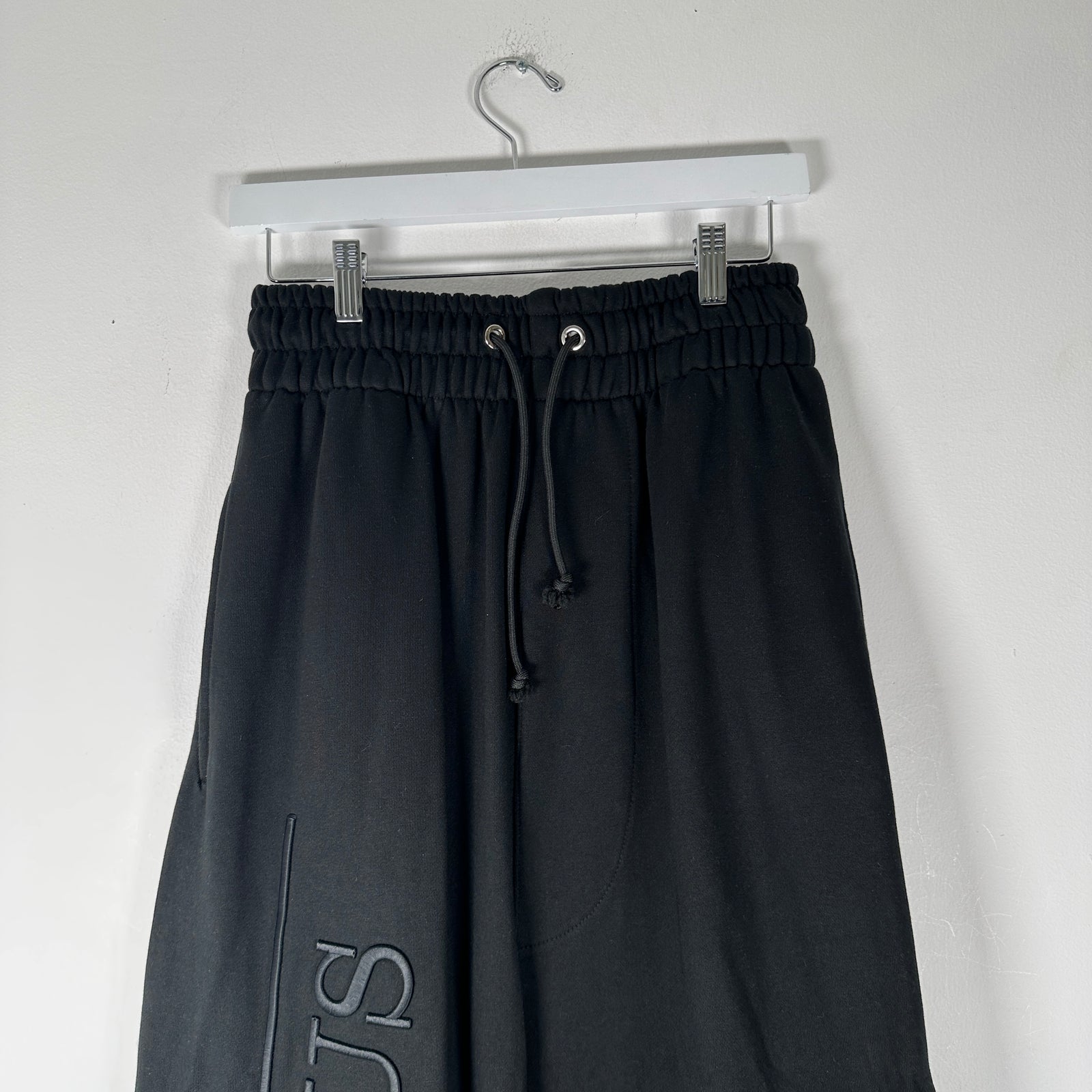 Anonymous Club Oversized Wide Leg Black Sweat Pants Size S