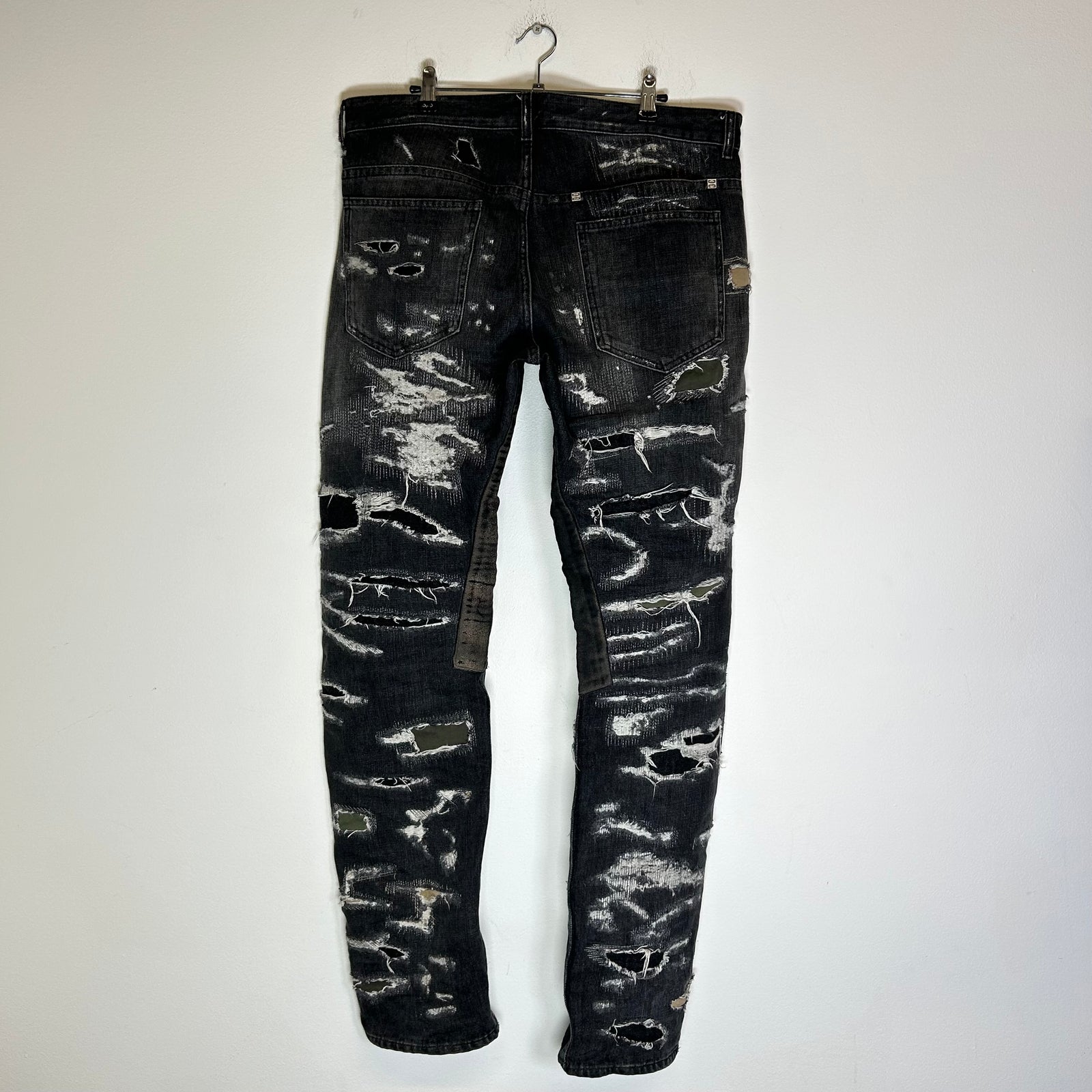 Givenchy AW23 Boro Moleskin Distressed Jeans