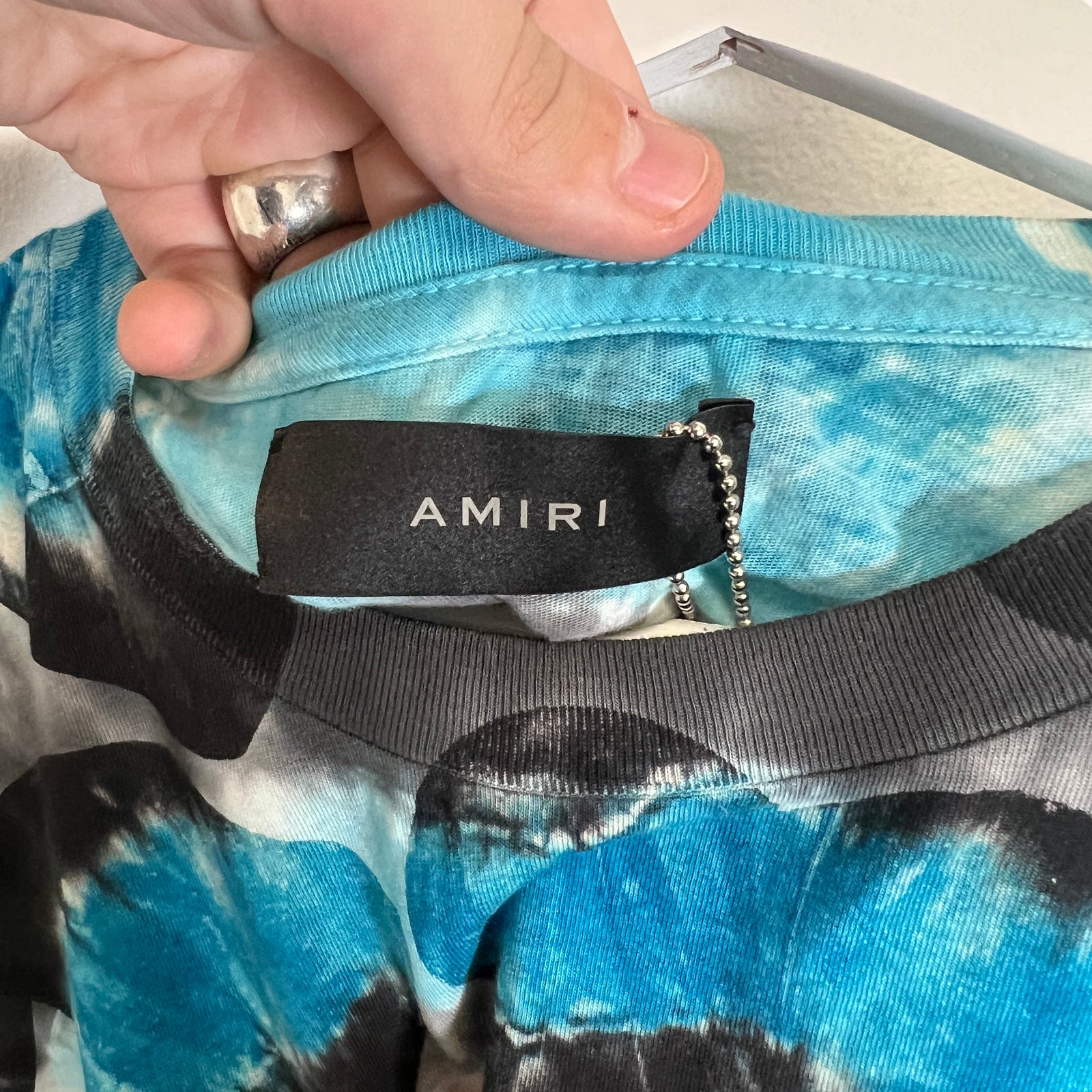 Amiri Tye Dye Logo T-Shirt Size L