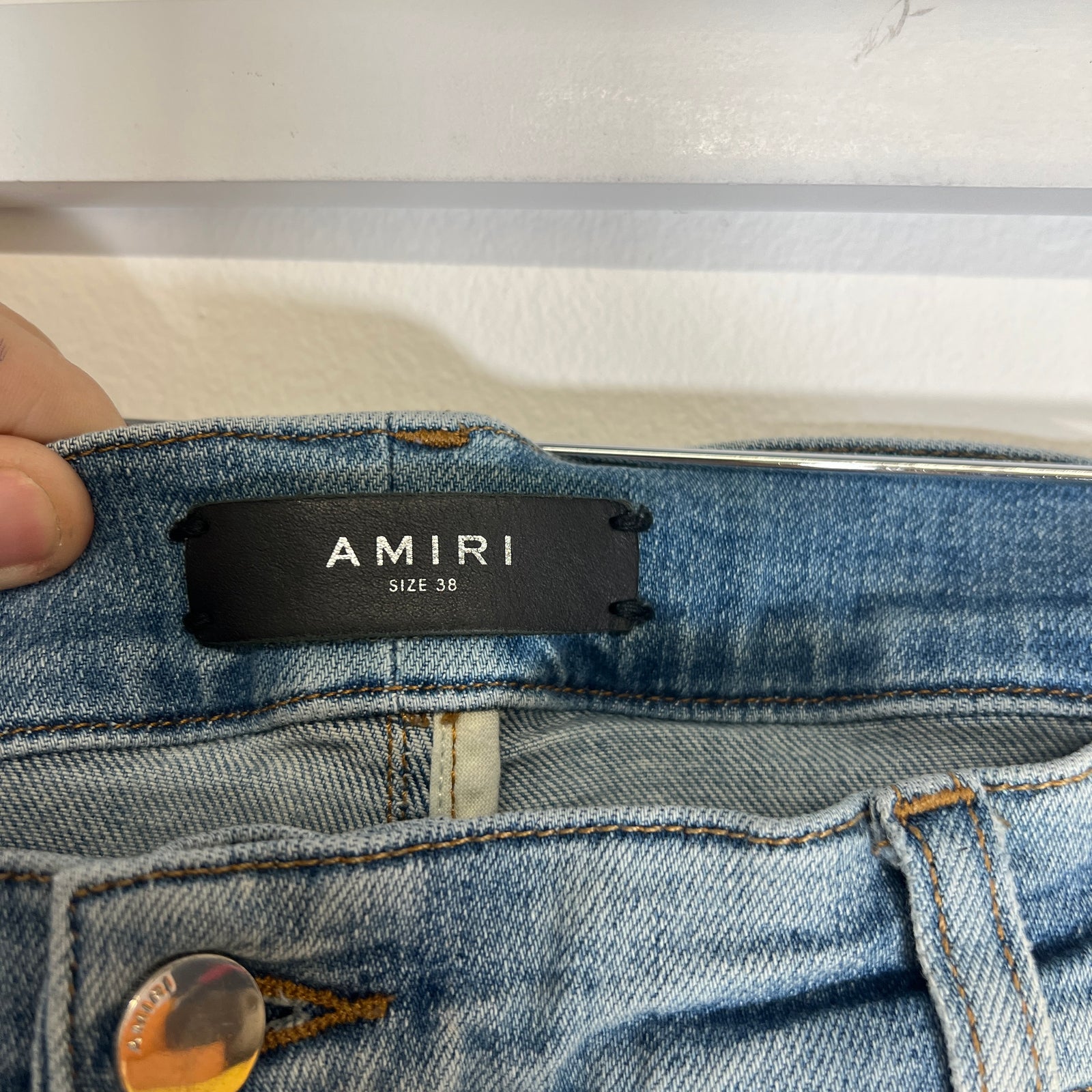 Amiri Lightwash Blue Jeans Size 38