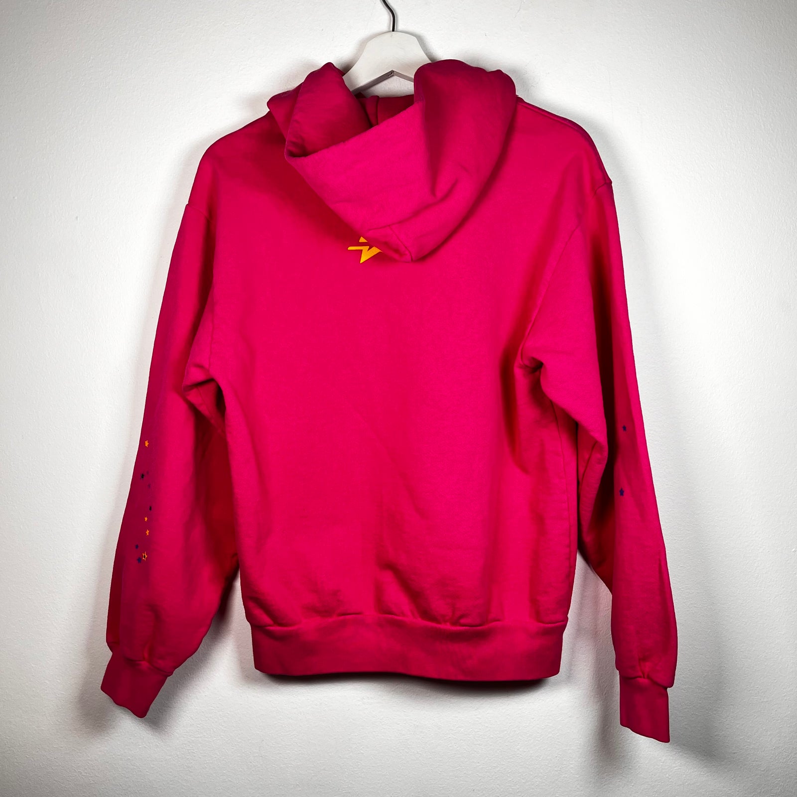Sp5der Pink Web Hoodie Size S