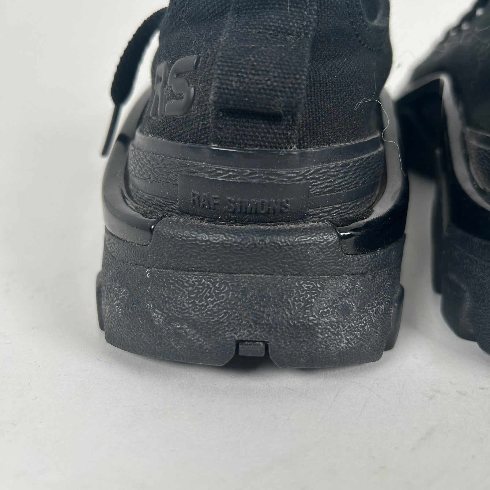 Raf Simons Black Low Tops