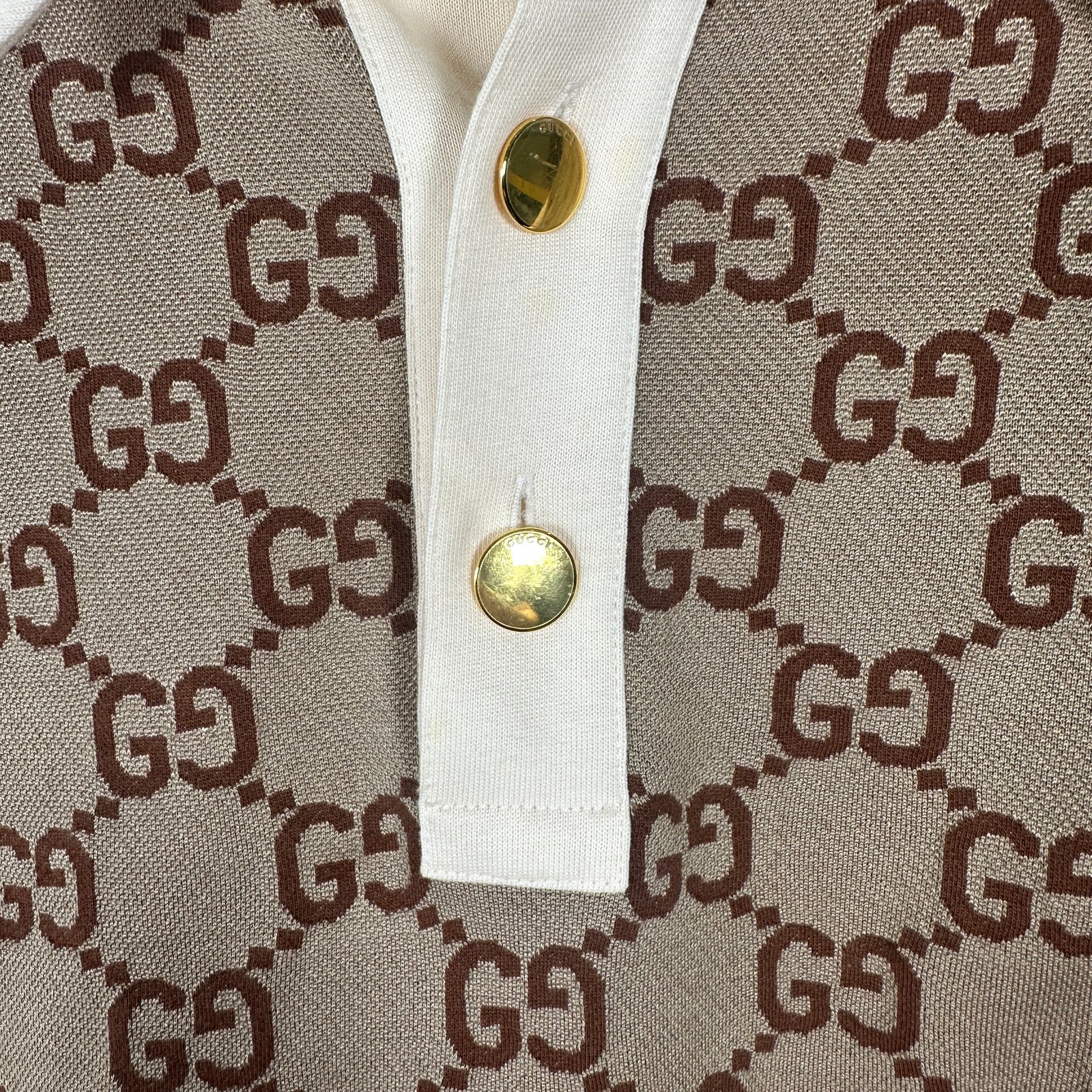 Gucci Monogram Polo Size L