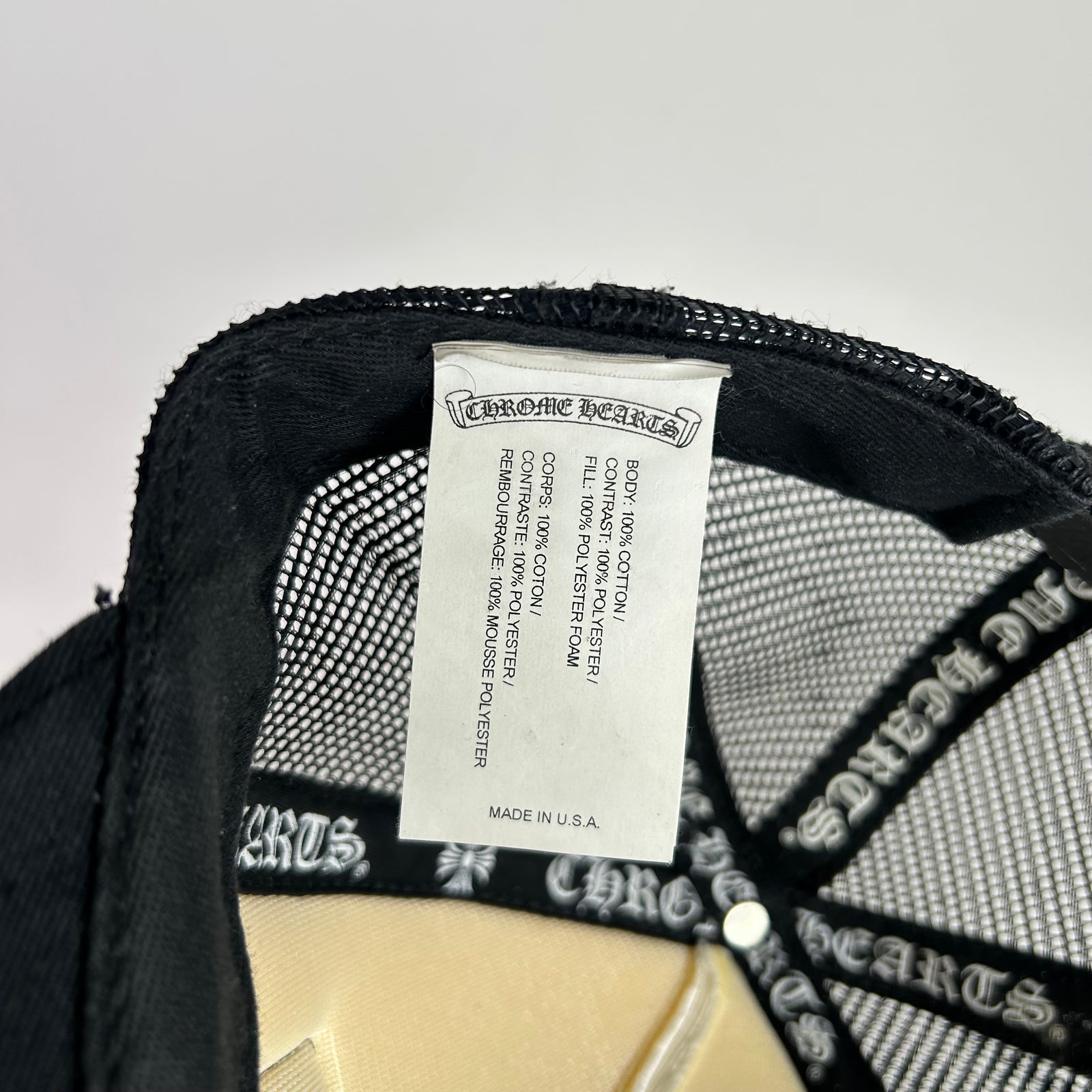 Chrome Hearts Smoked Fuck Hollywood Trucker Hat