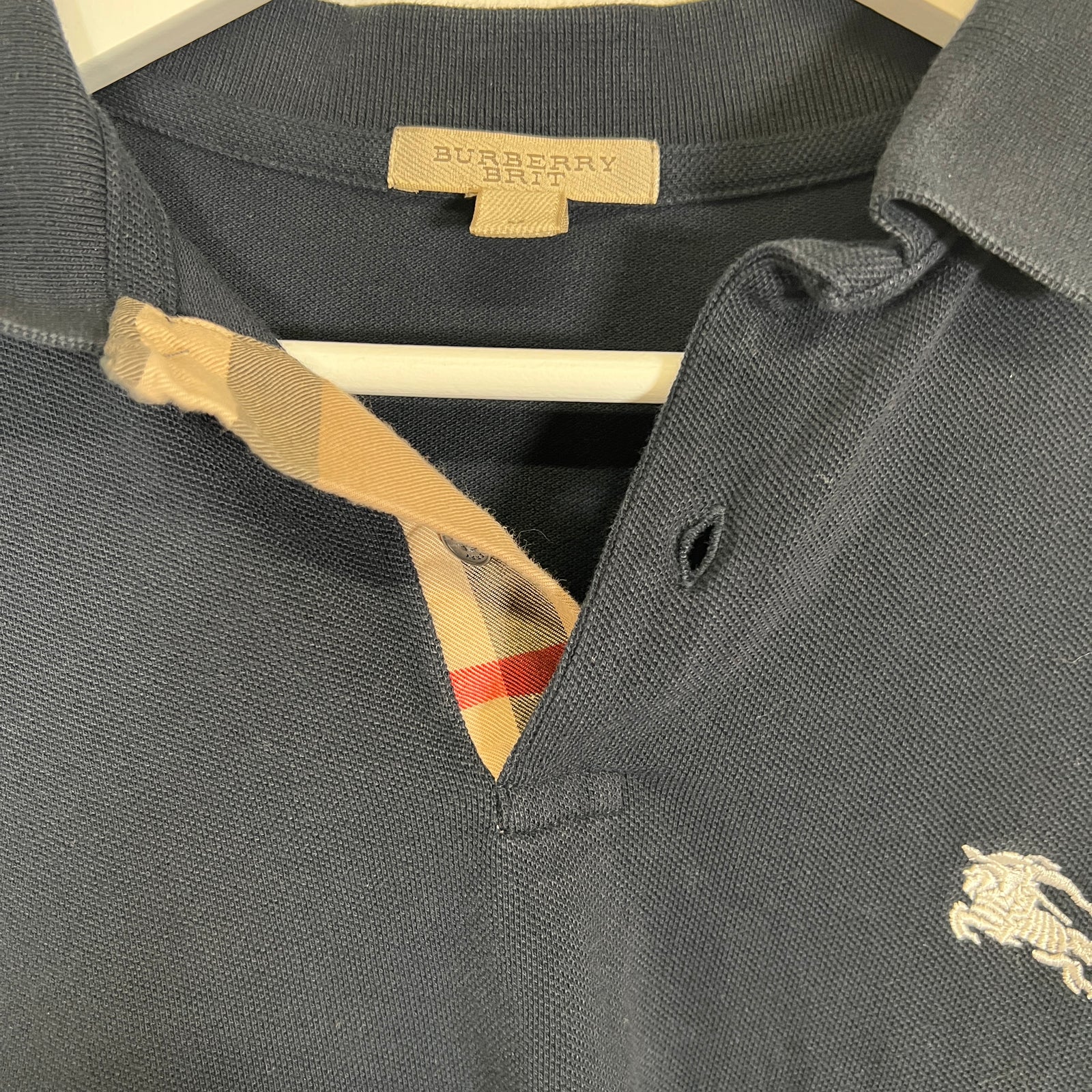 Burberry Brit Navy Polo Size M