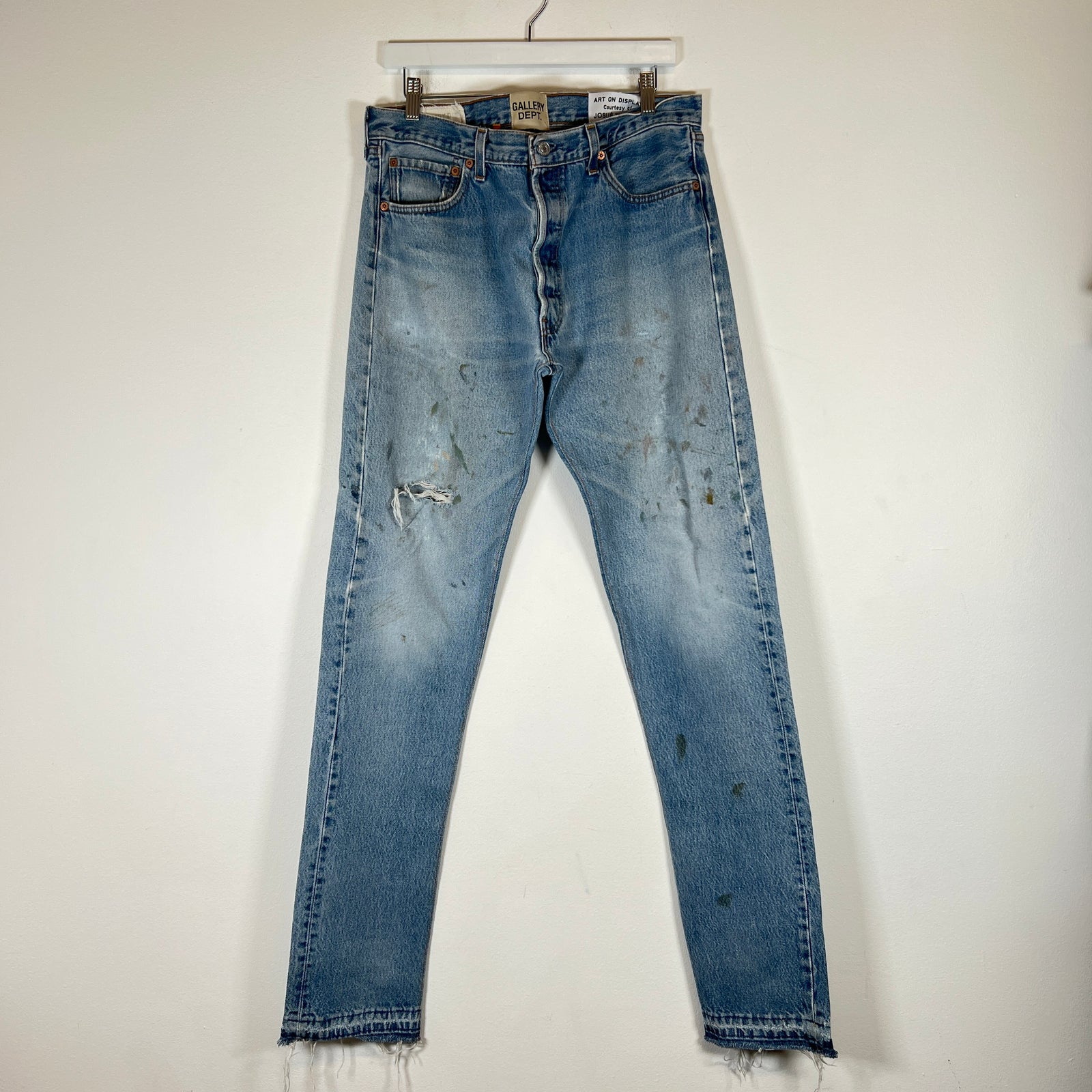 Gallery Dept Lightwash 5001 Paint Jeans Size 32