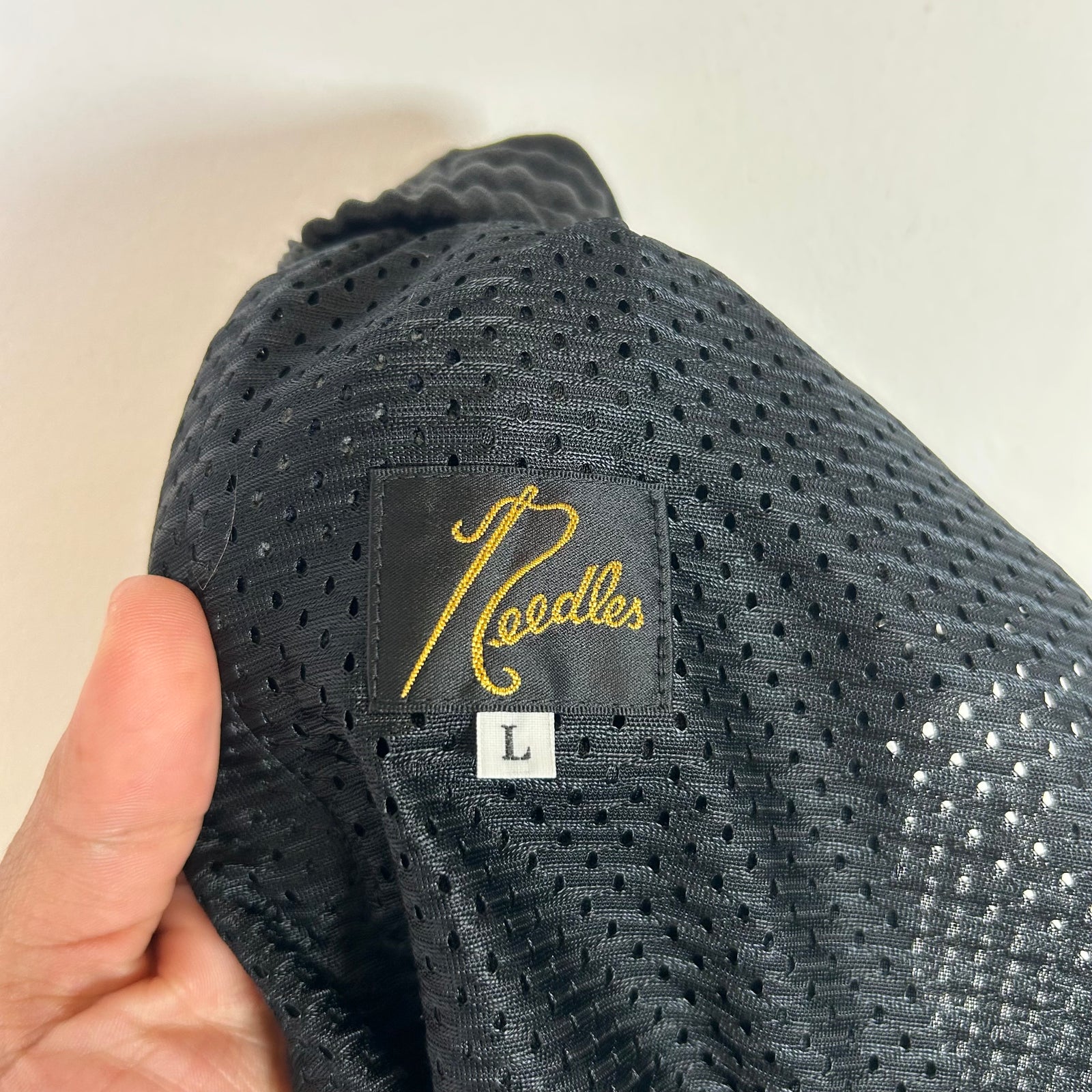 Needles Black/Navy Striped Track Pants Size L