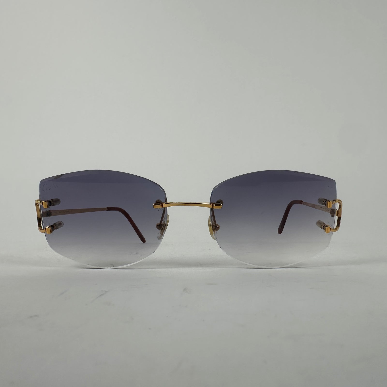 Cartier Gold C-Frame Sunglasses