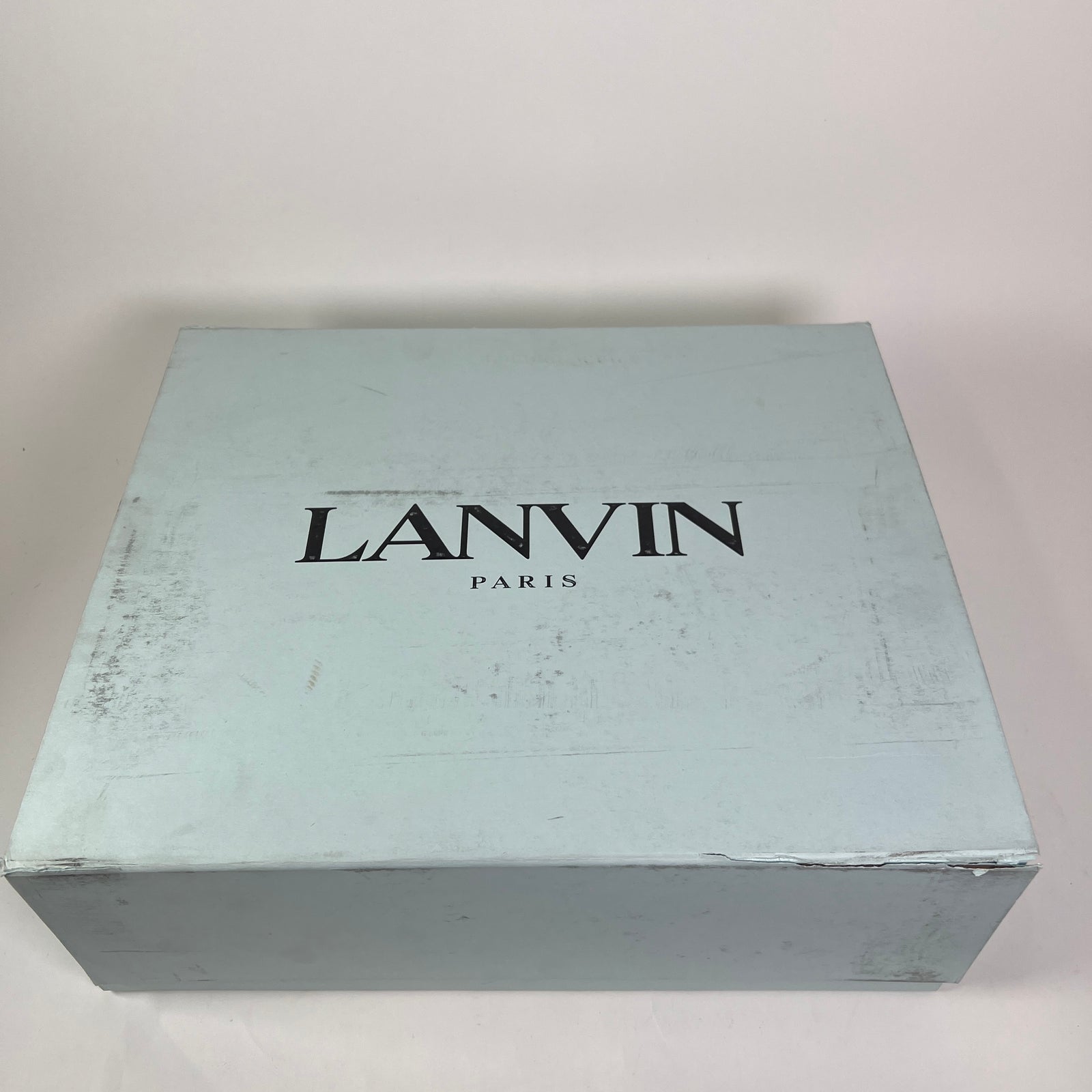 Lanvin Brown Ponyhair Curb Sneaker