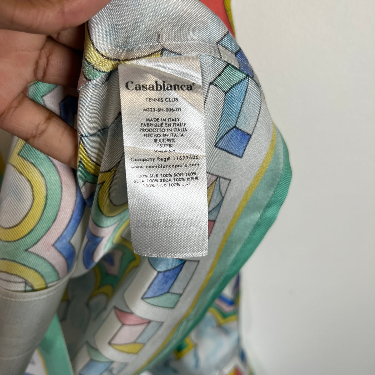 Casablanca Souvenir Silk Shirt