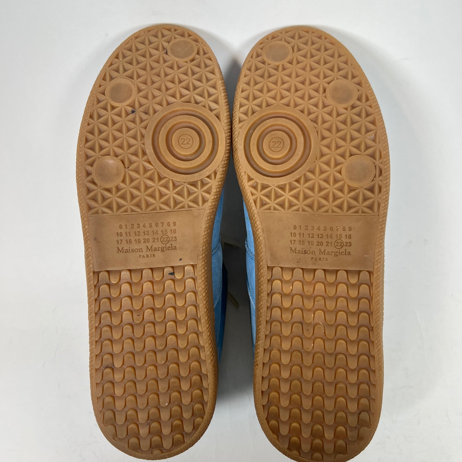 Maison Margiela Blue Paint Splatter Gats Size 43
