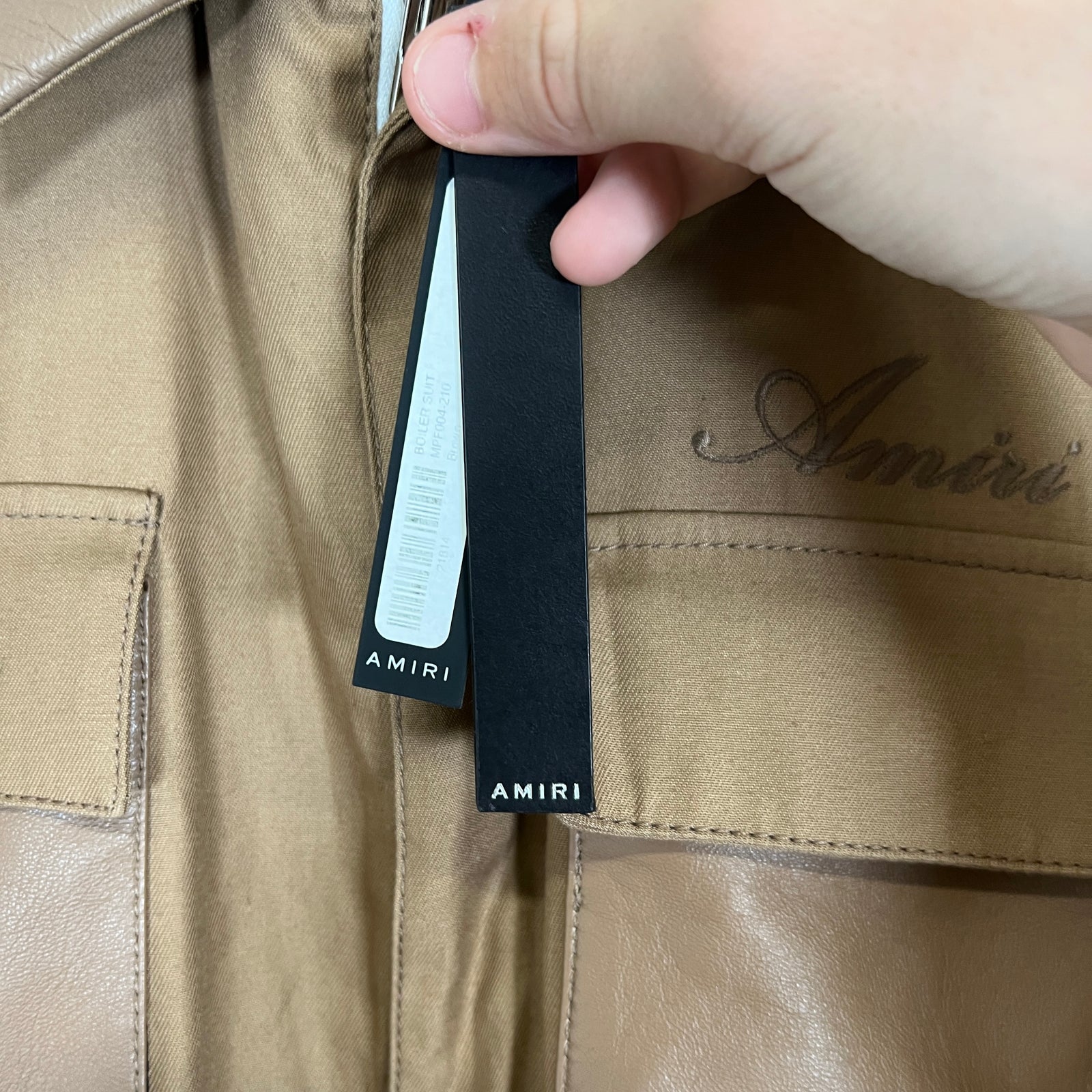 Amiri Brown Overalls Size M