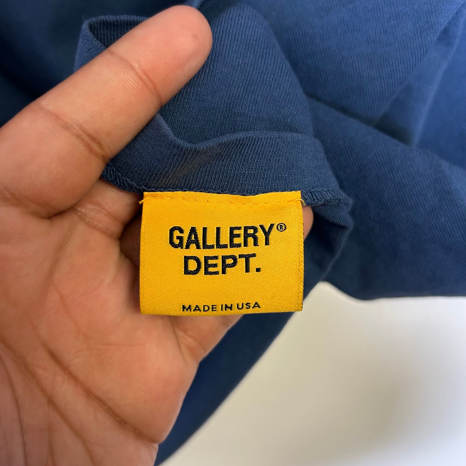 Gallery Dept Vintage Blue Arena Logo T-Shirt Size M
