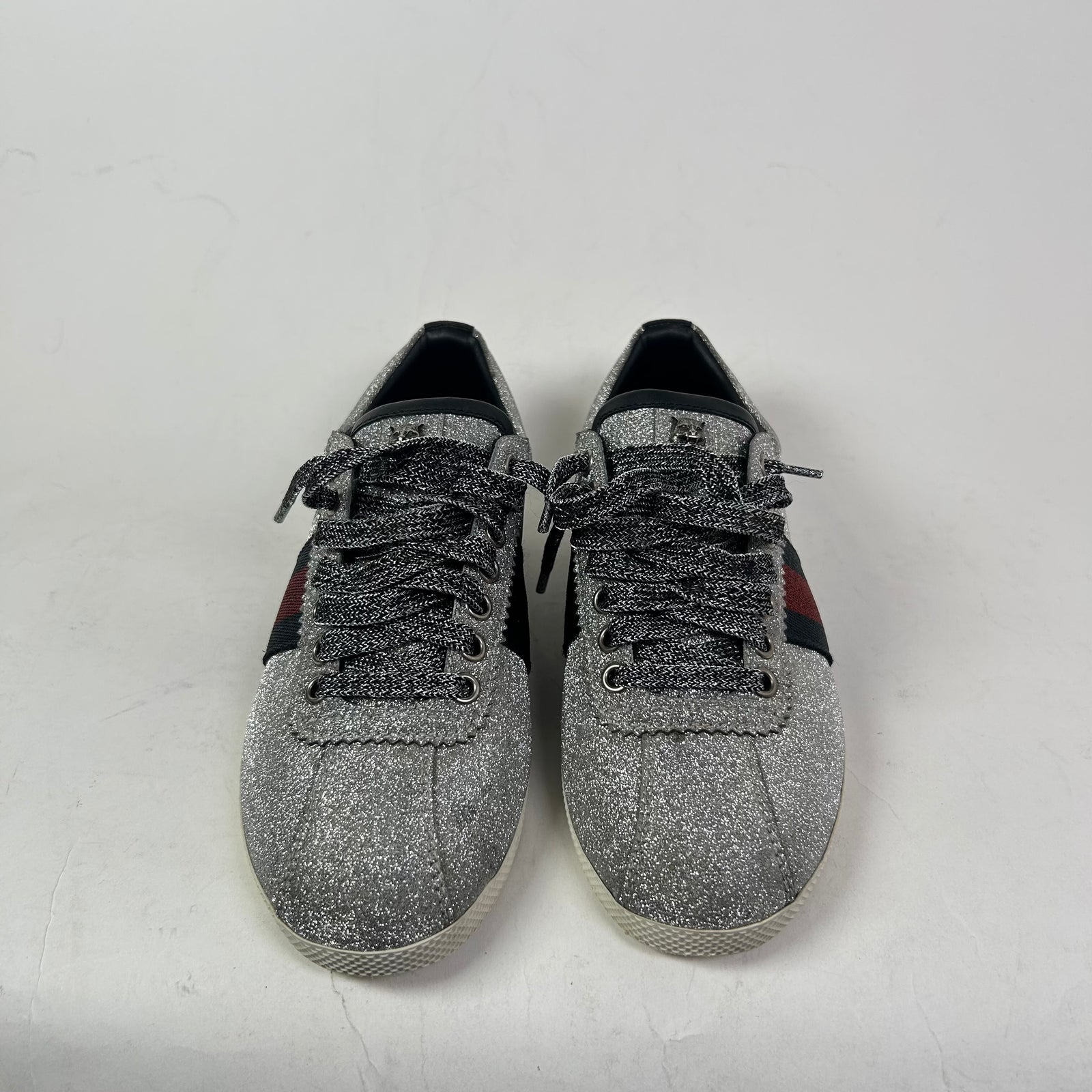 Gucci Glitter Stud Bambi Web Sneaker