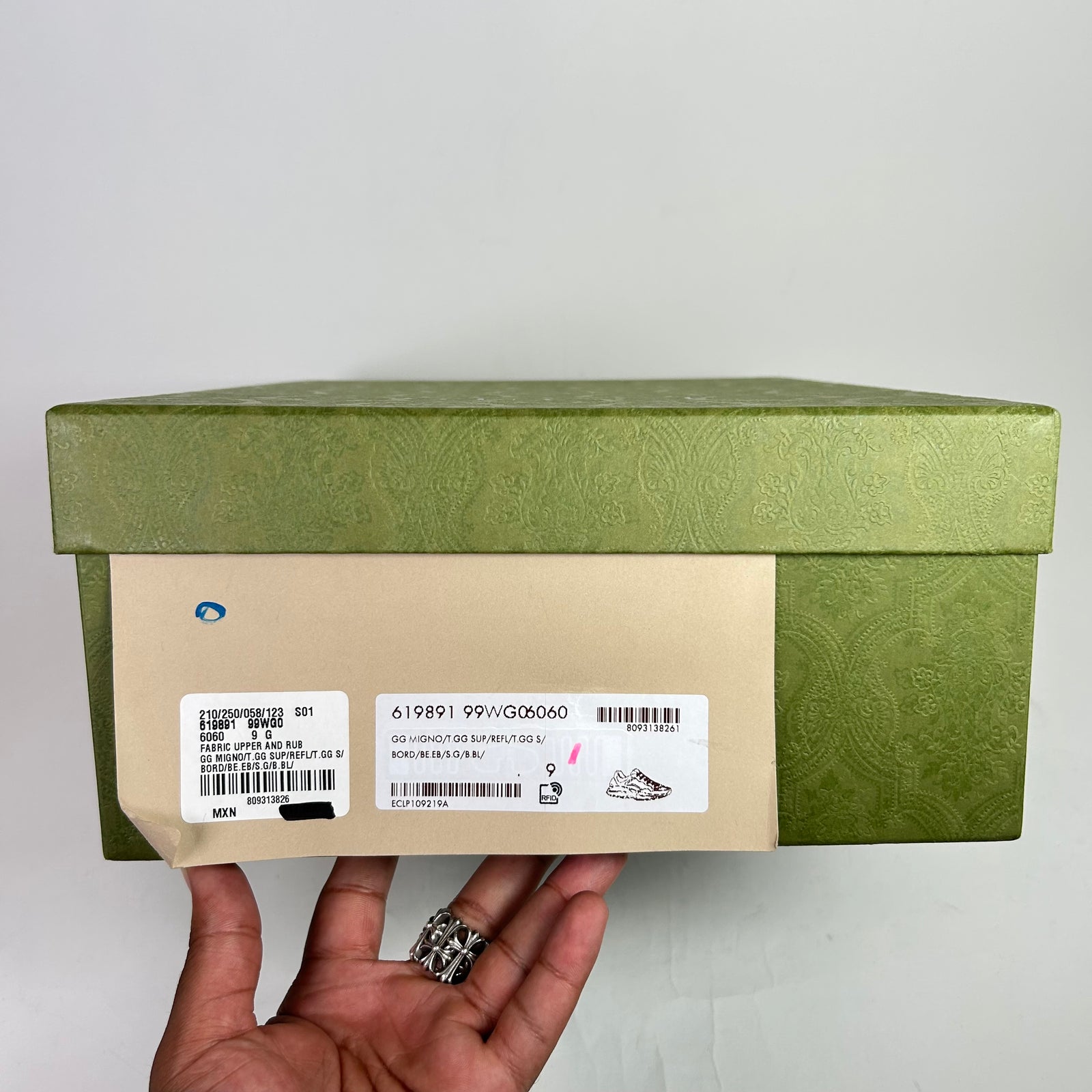 Gucci Burgundy GG Rhyton Sneaker
