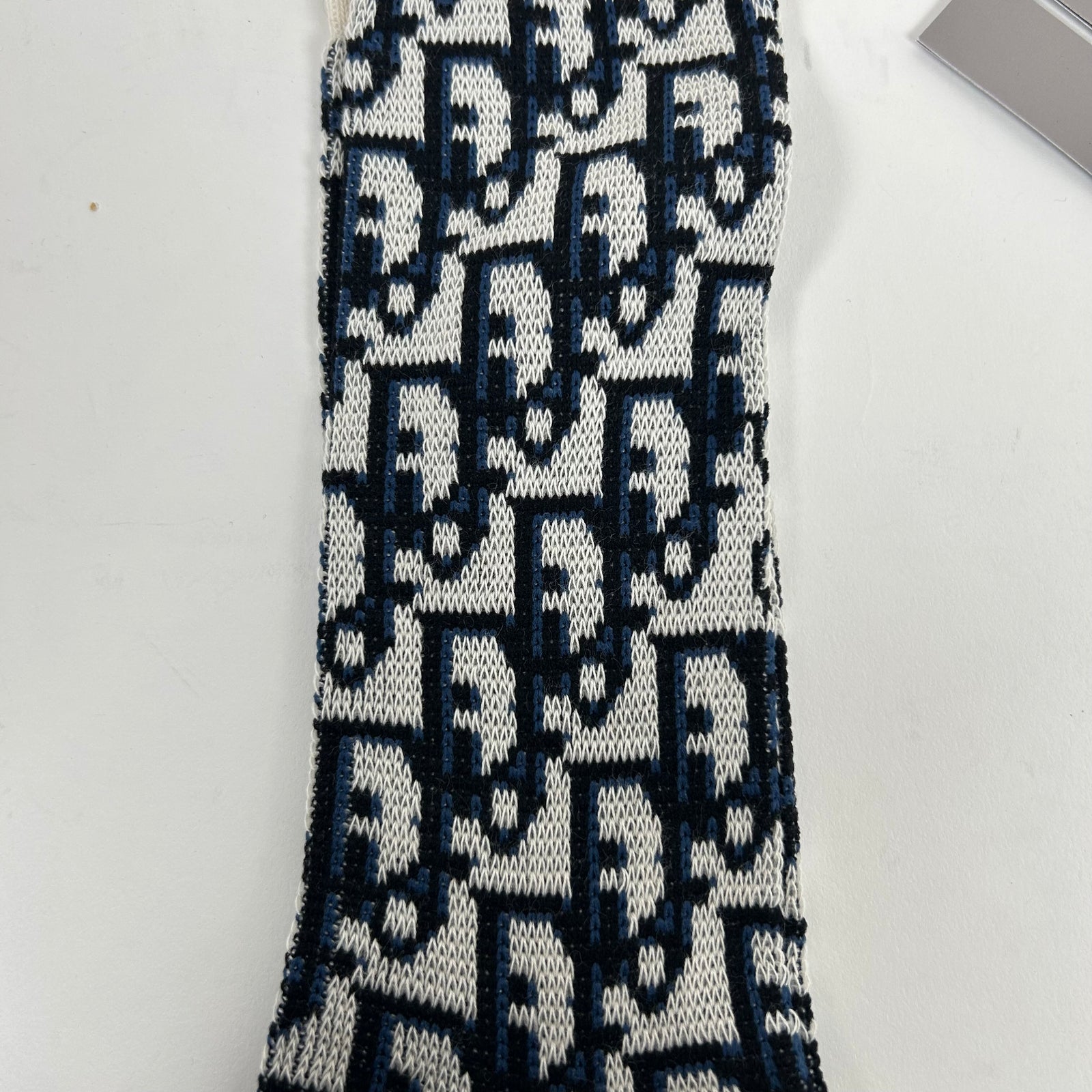Dior Navy/Black Oblique Socks