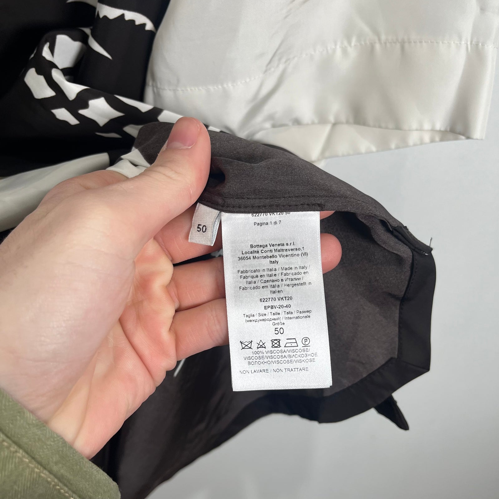 Bottega Veneta SS20 Pineapple Monkey Bowling Shirt Size L