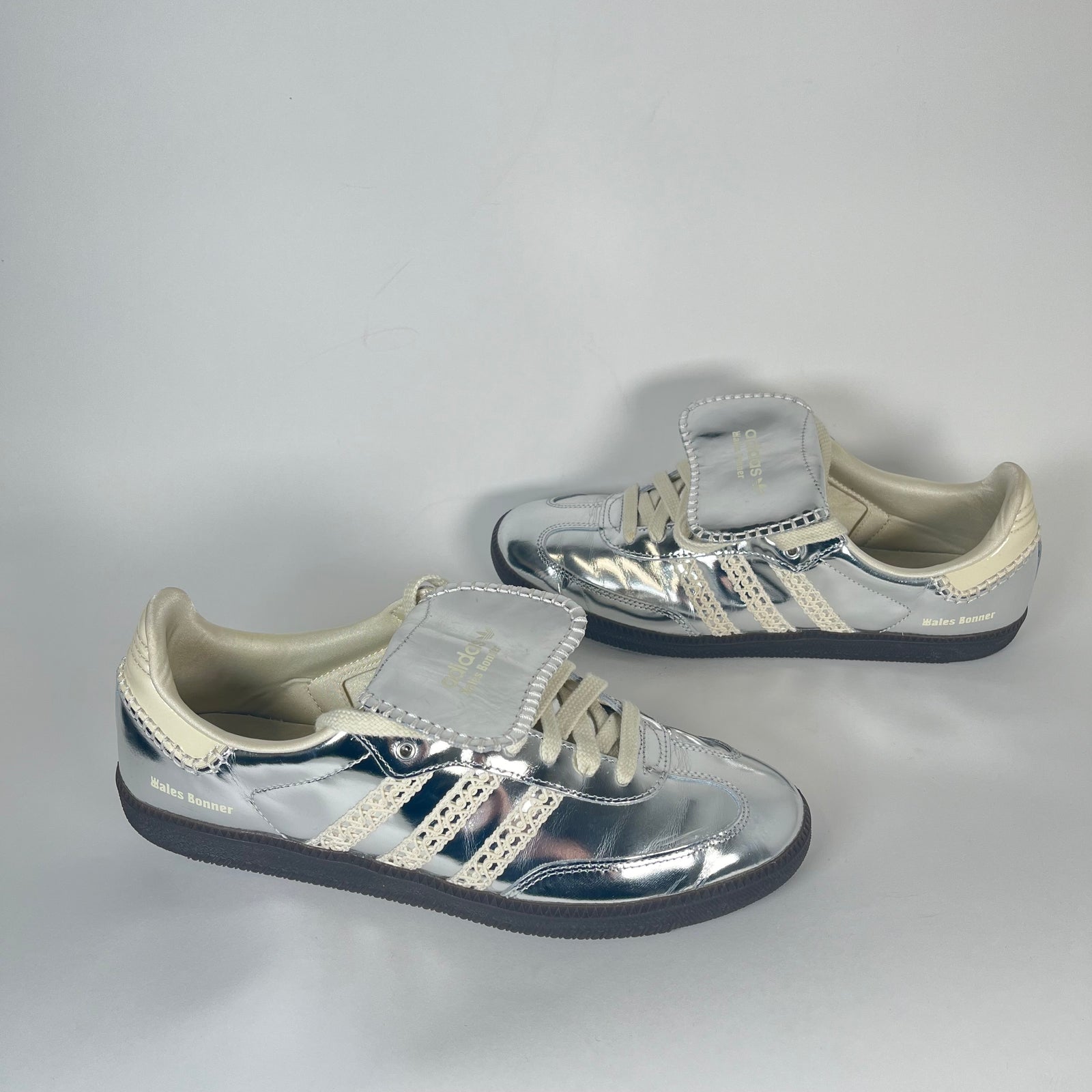 Adidas x Wales Bonner Silver Sambas Size 11.5