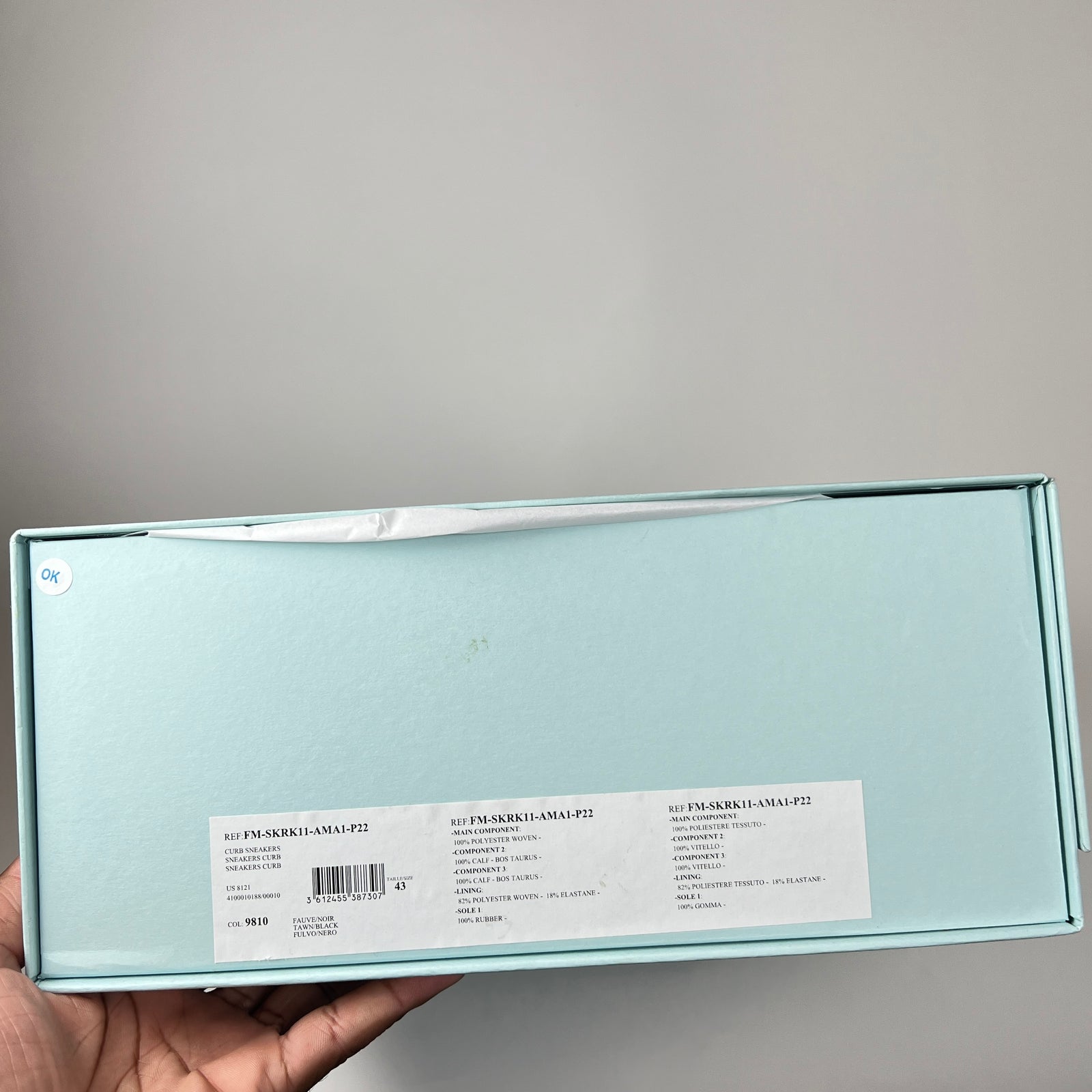 Lanvin x A Ma Maniere Cheetah Curb Sneaker Size 43