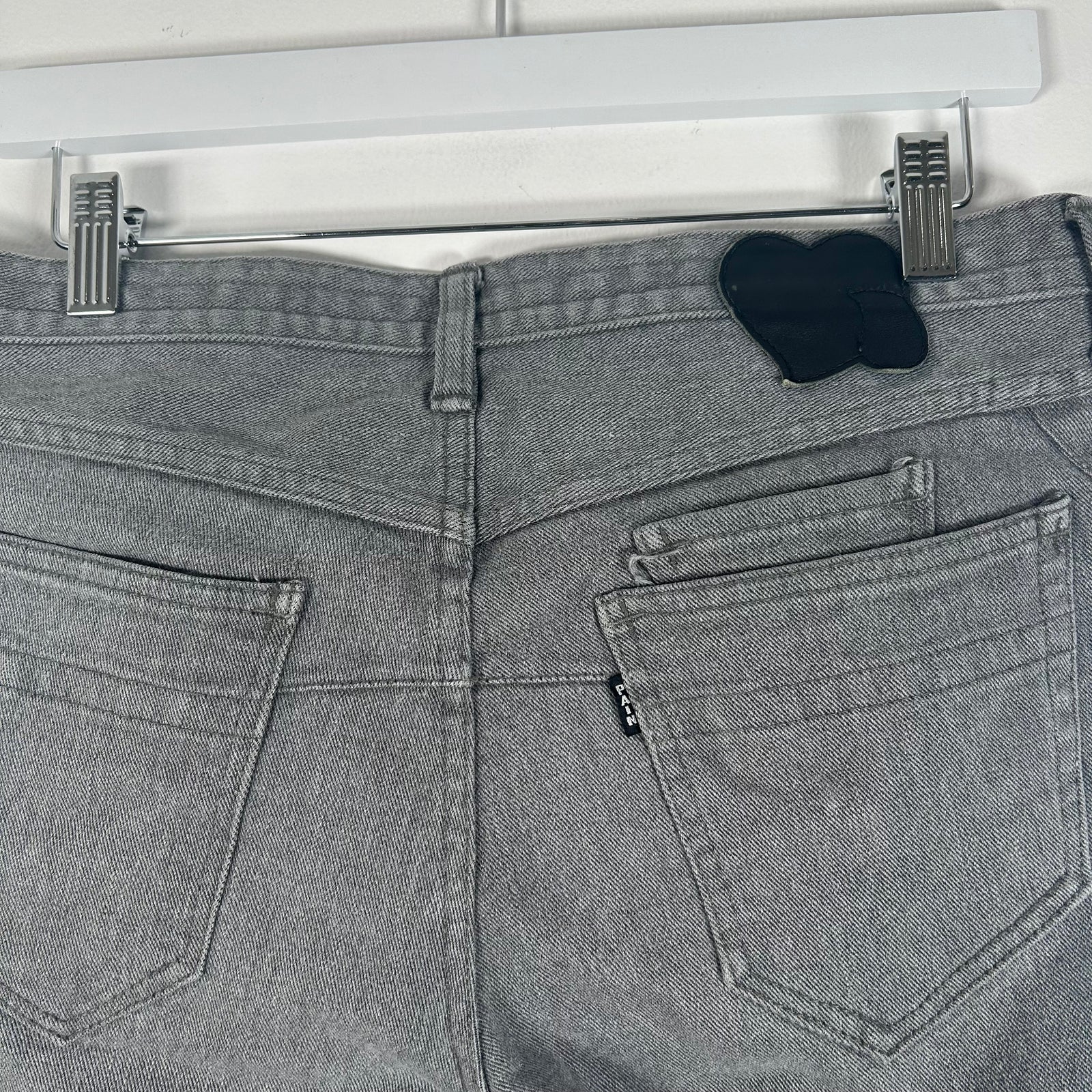 Number (N)ine 6-pocket Light Gray Pain Denim Size 31