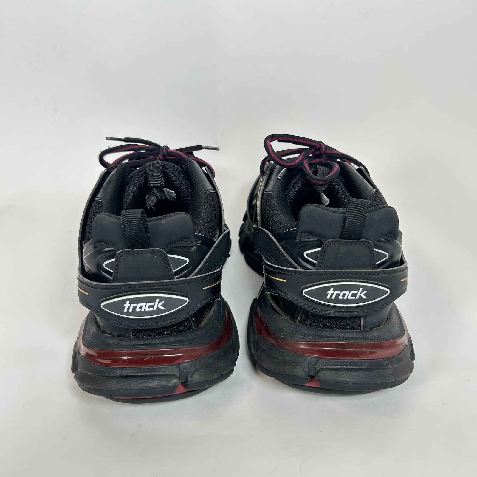 Balenciaga Black Bordeaux Track Sneaker Size 44