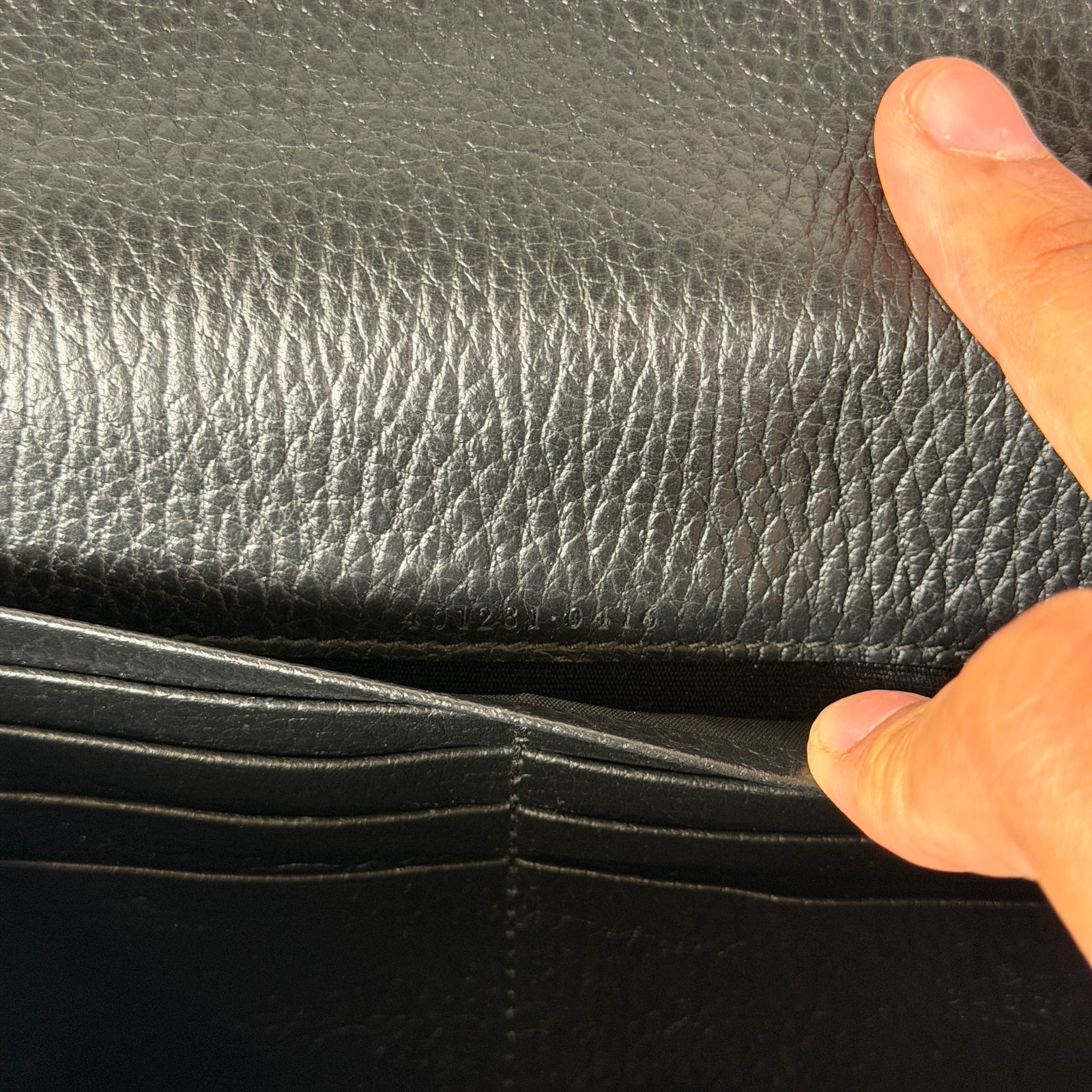Gucci Black Leather Dionysus Wallet On Chain Bag