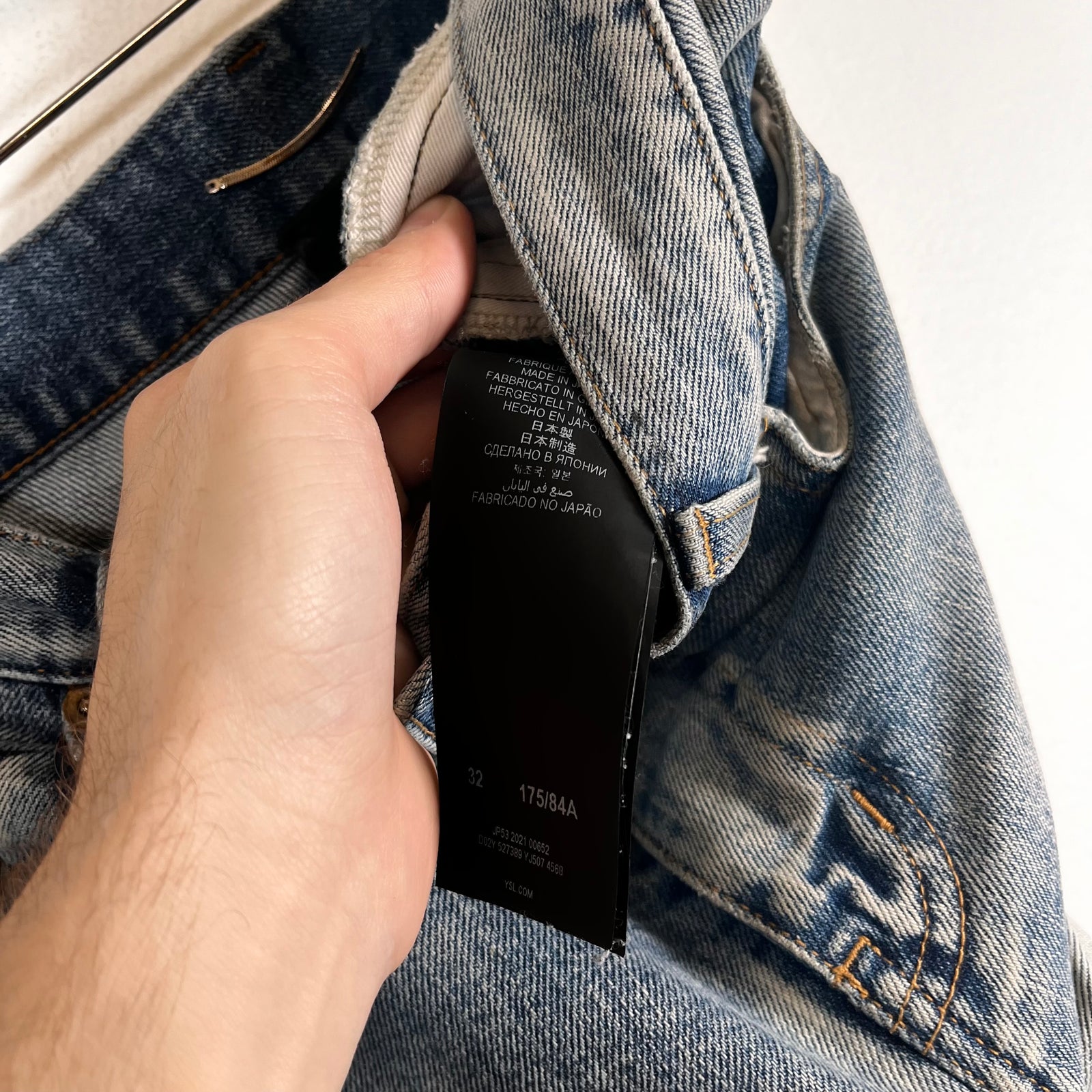 Saint Laurent Lightwash Jeans Size 32