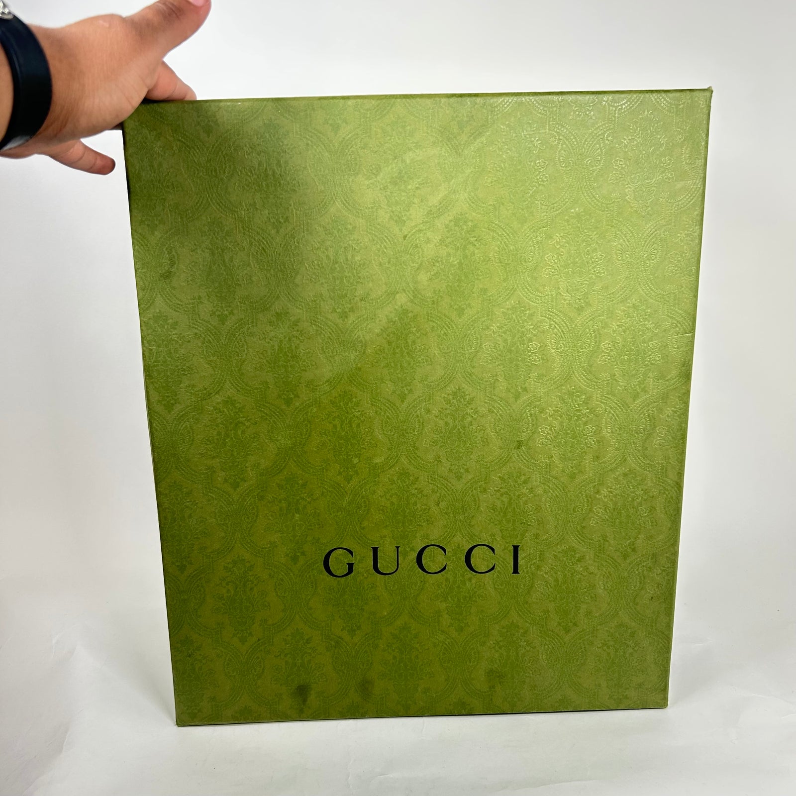 Gucci Black/Green Elastic Chelsea Boot Size GG 8.5