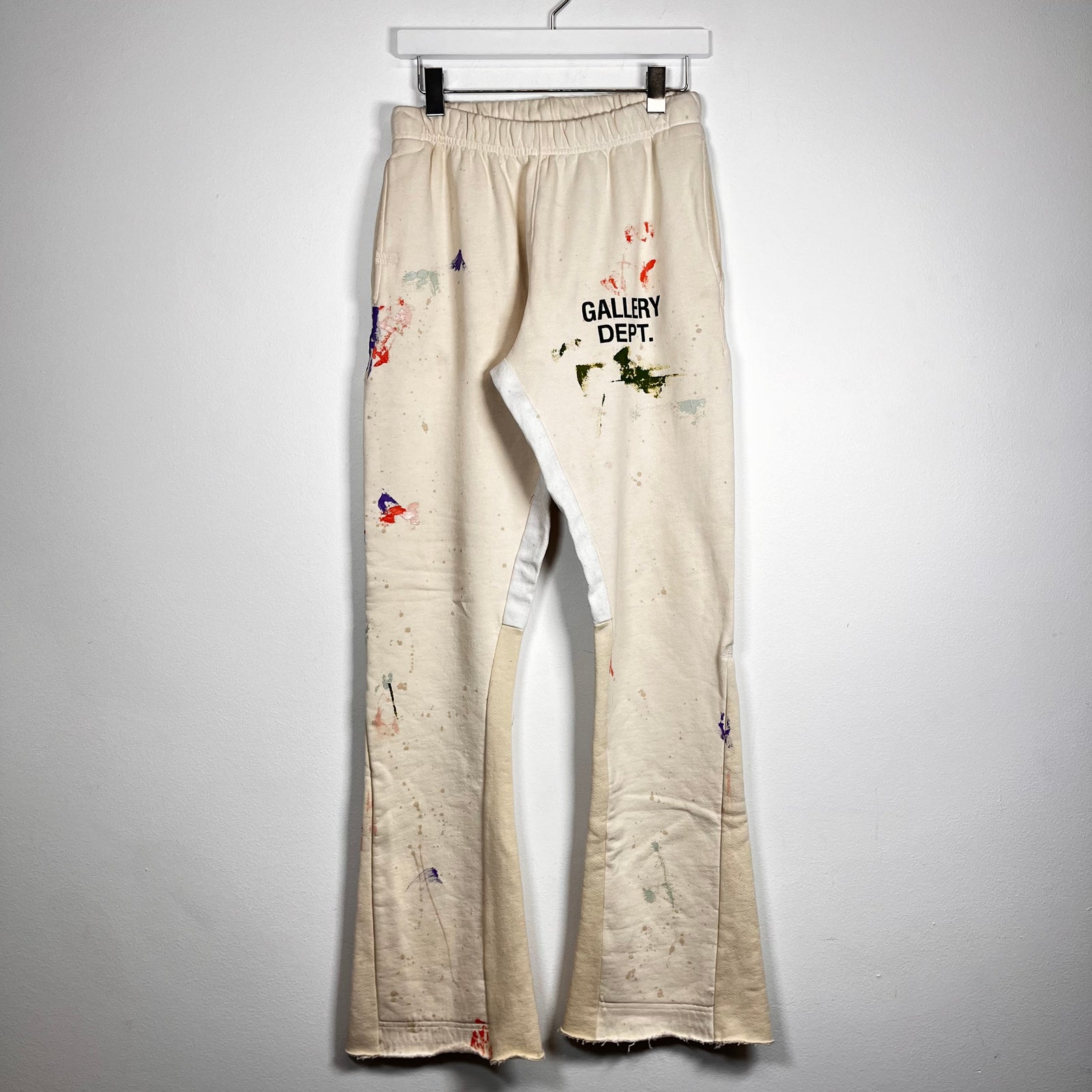 Gallery Dept Cream Flare Sweatpants Size S