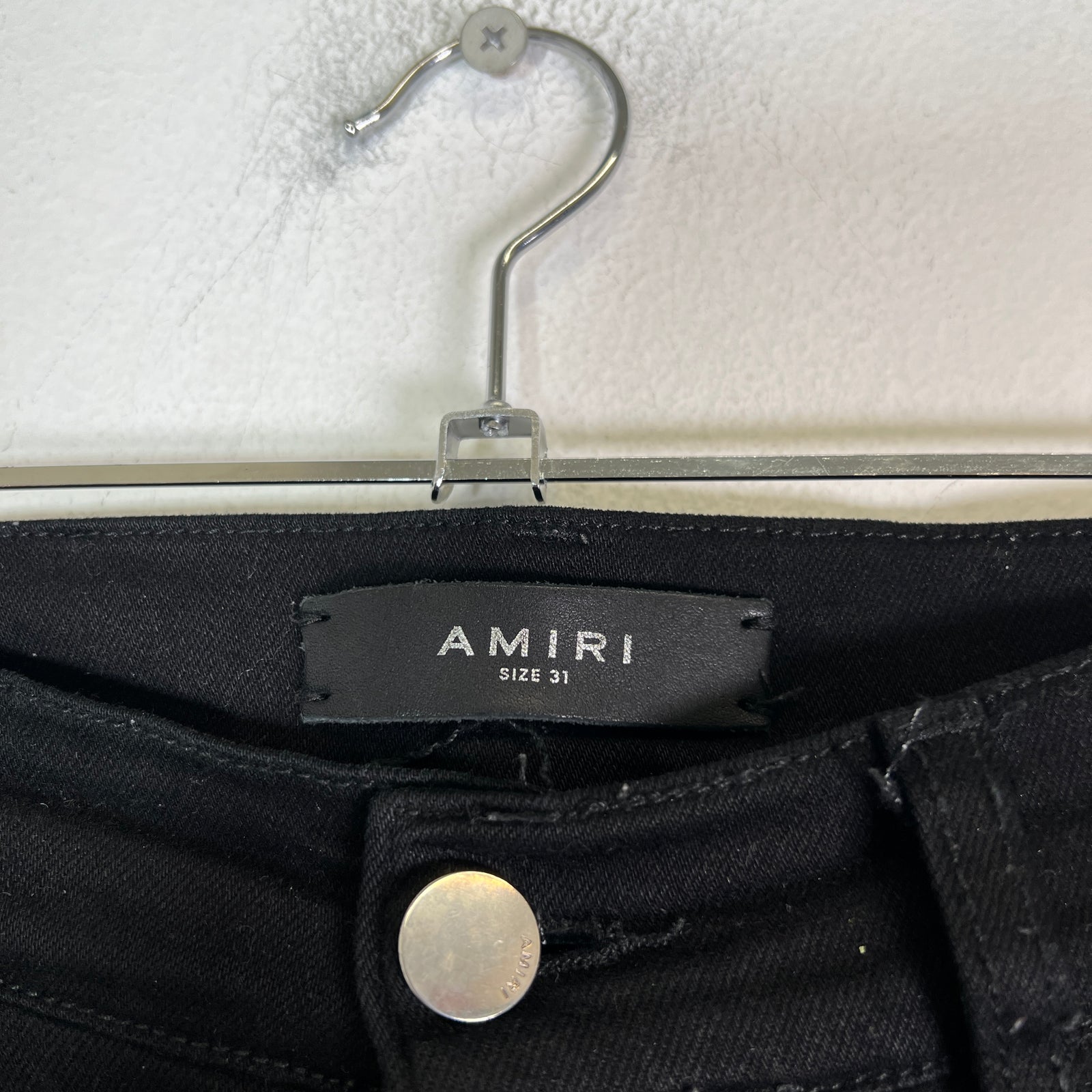Amiri Black Crystal Jeans Size 31
