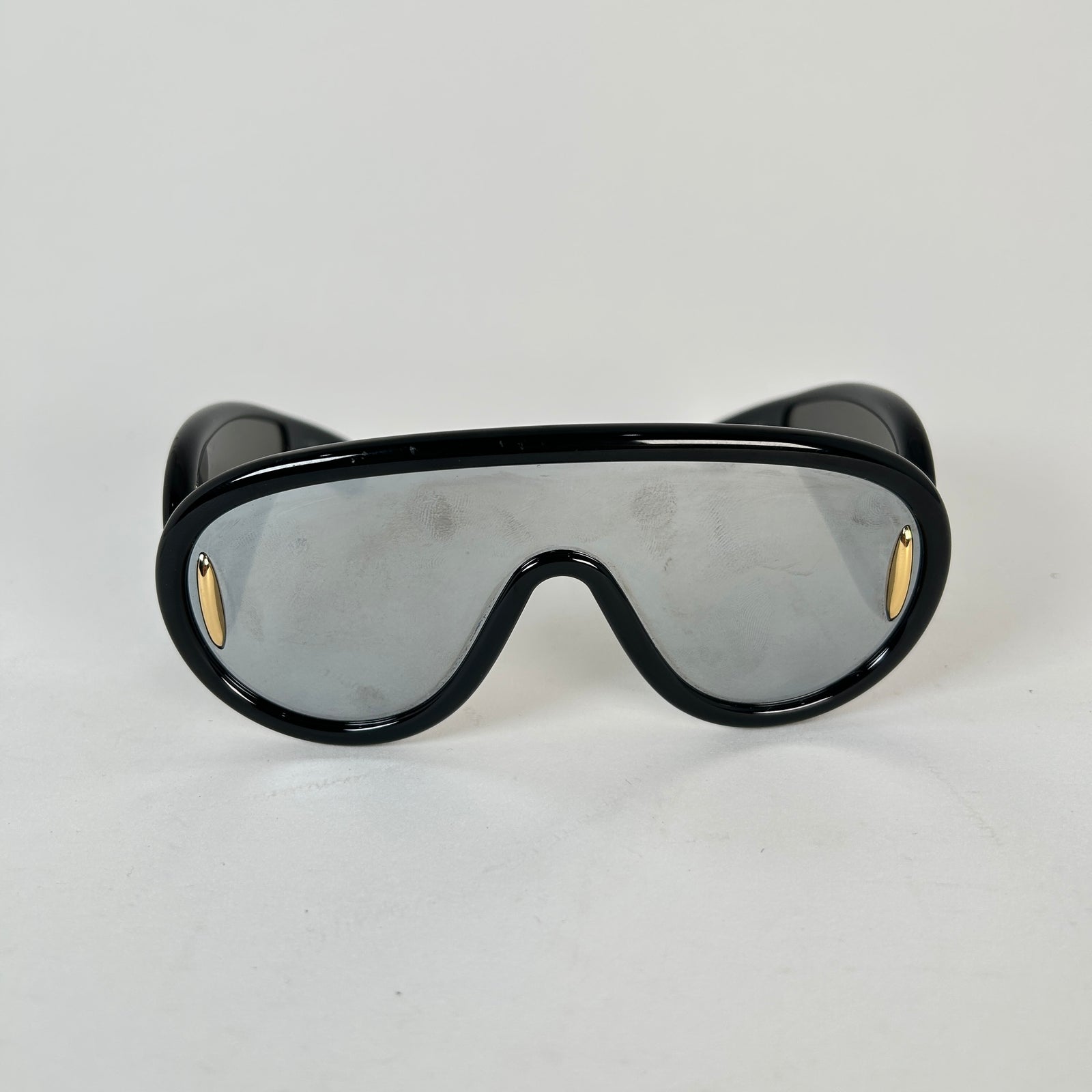 Loewe Black Anagram Mask Sunglasses