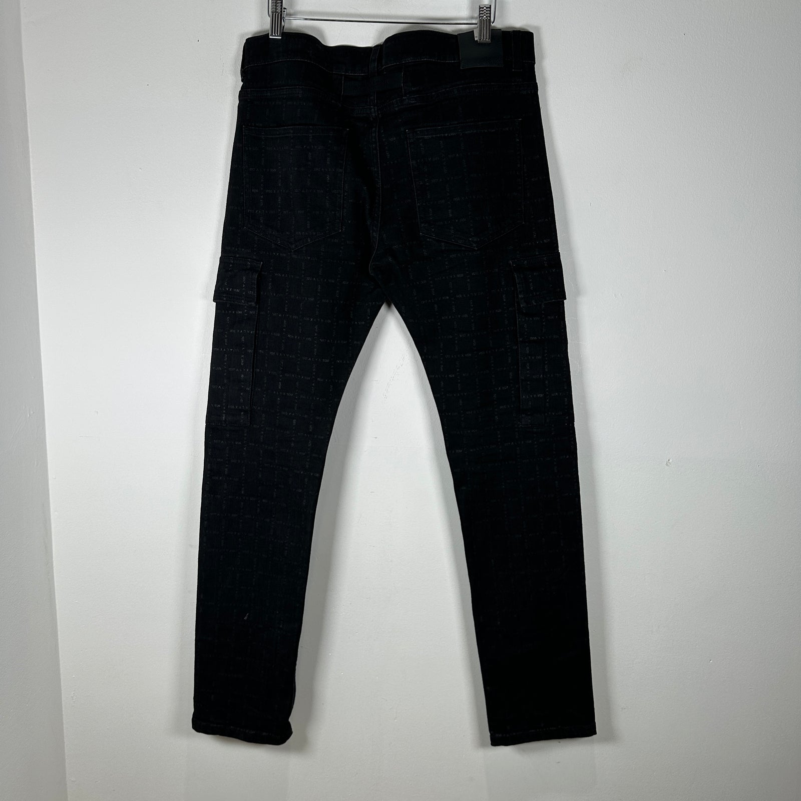 1017 Alyx 9sm Black Script Logo Jeans Size 32