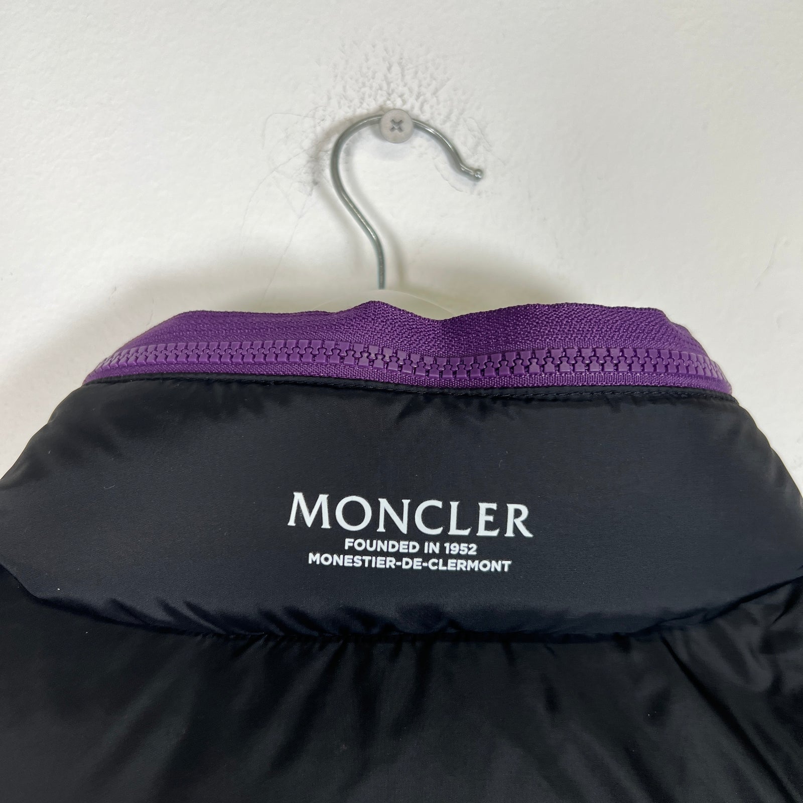 Moncler Purple Vest Size XL