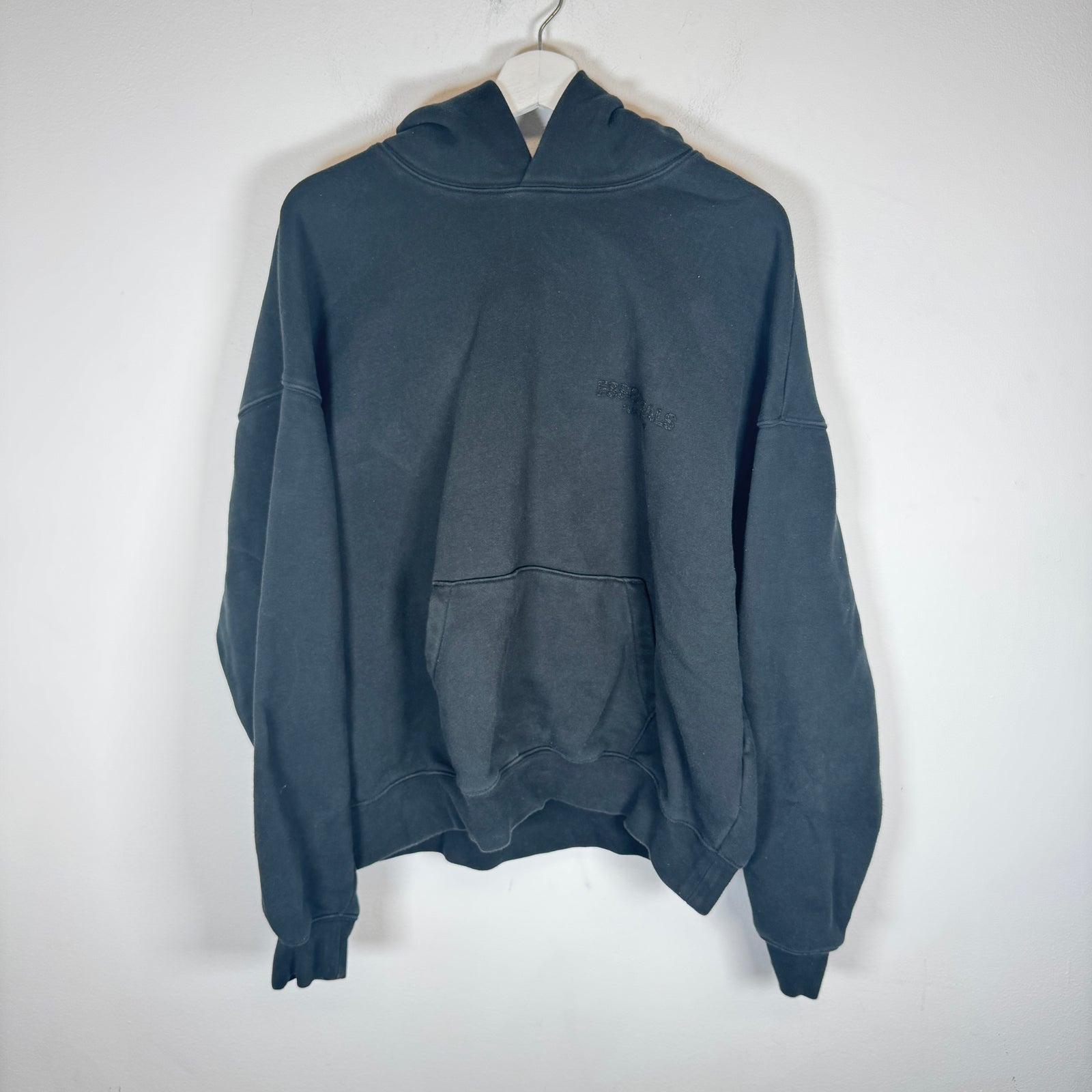 Essentials Black Hoodie Size M