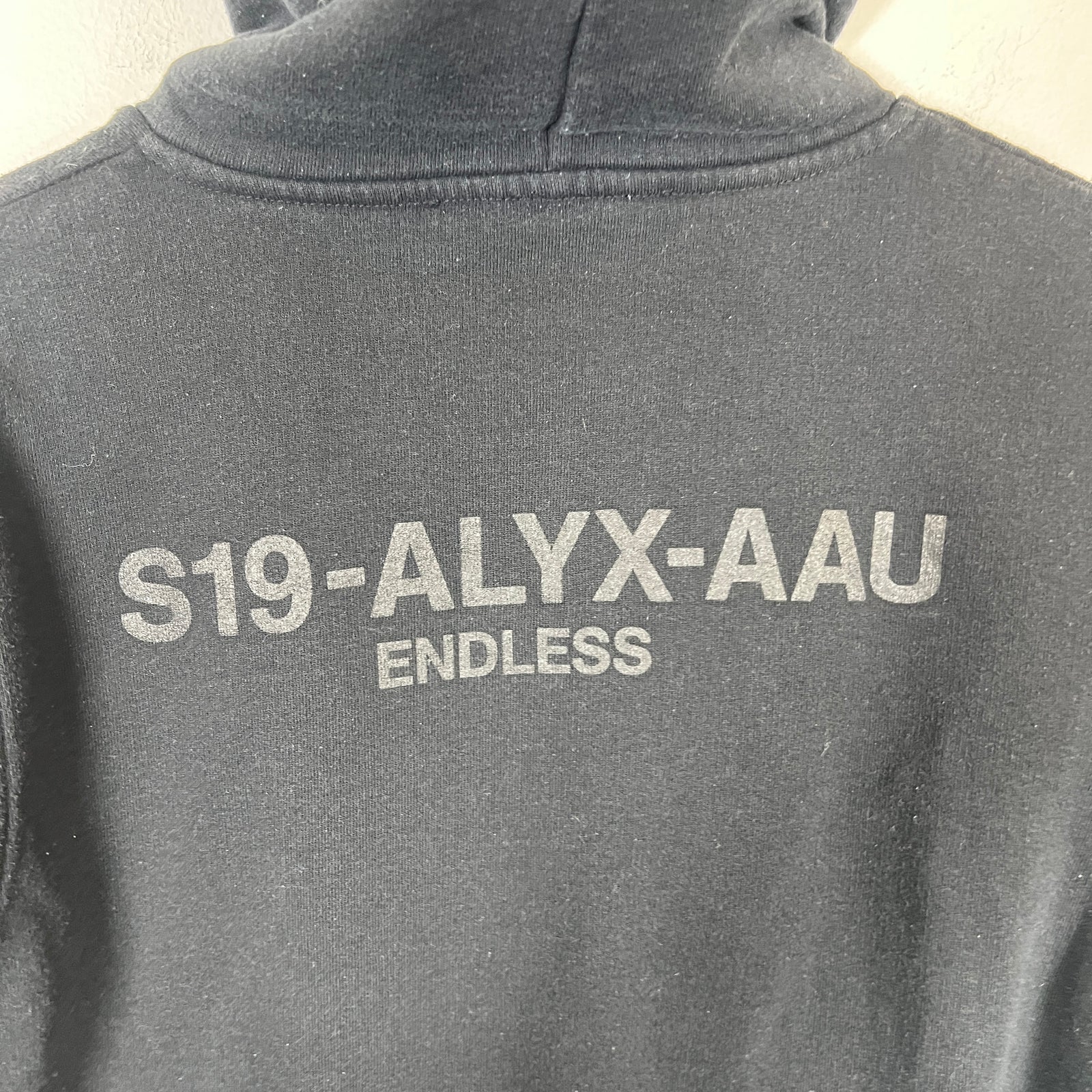 Alyx Red/Blue Logo Hoodie Size S