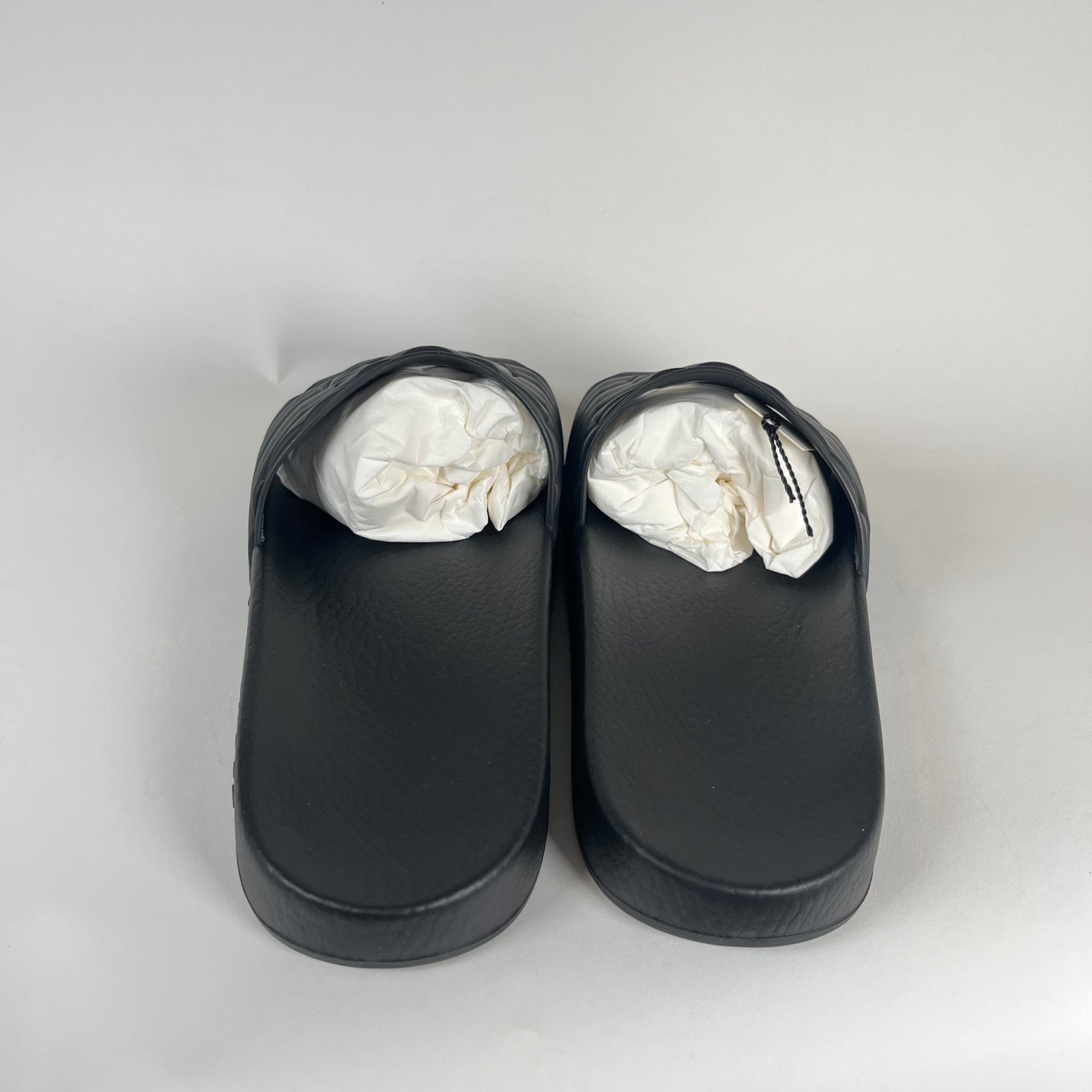 Gucci Matelasse Black Slides Size 10