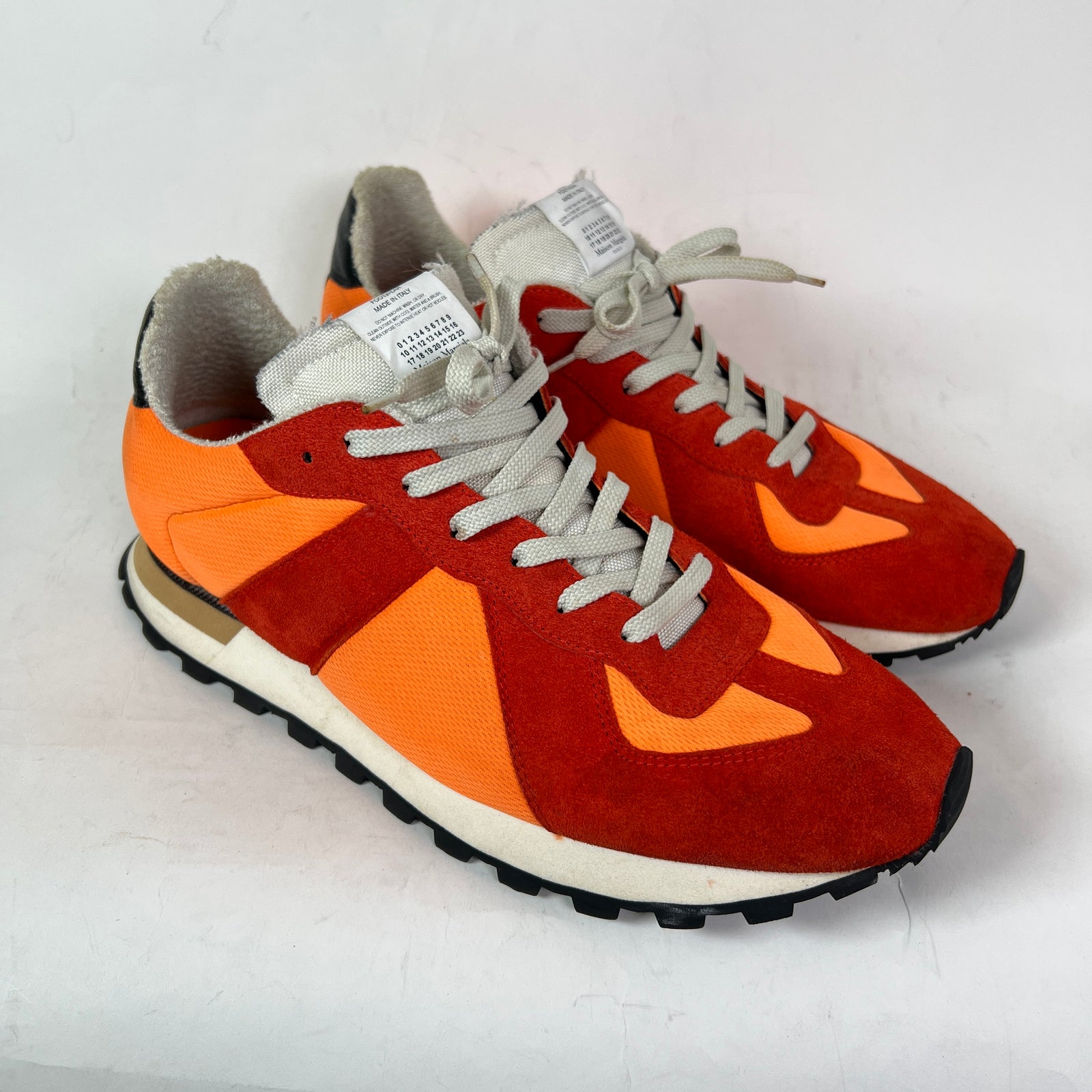 Maison Margiela 22 Orange/Red Retro Replica Runner Size 45