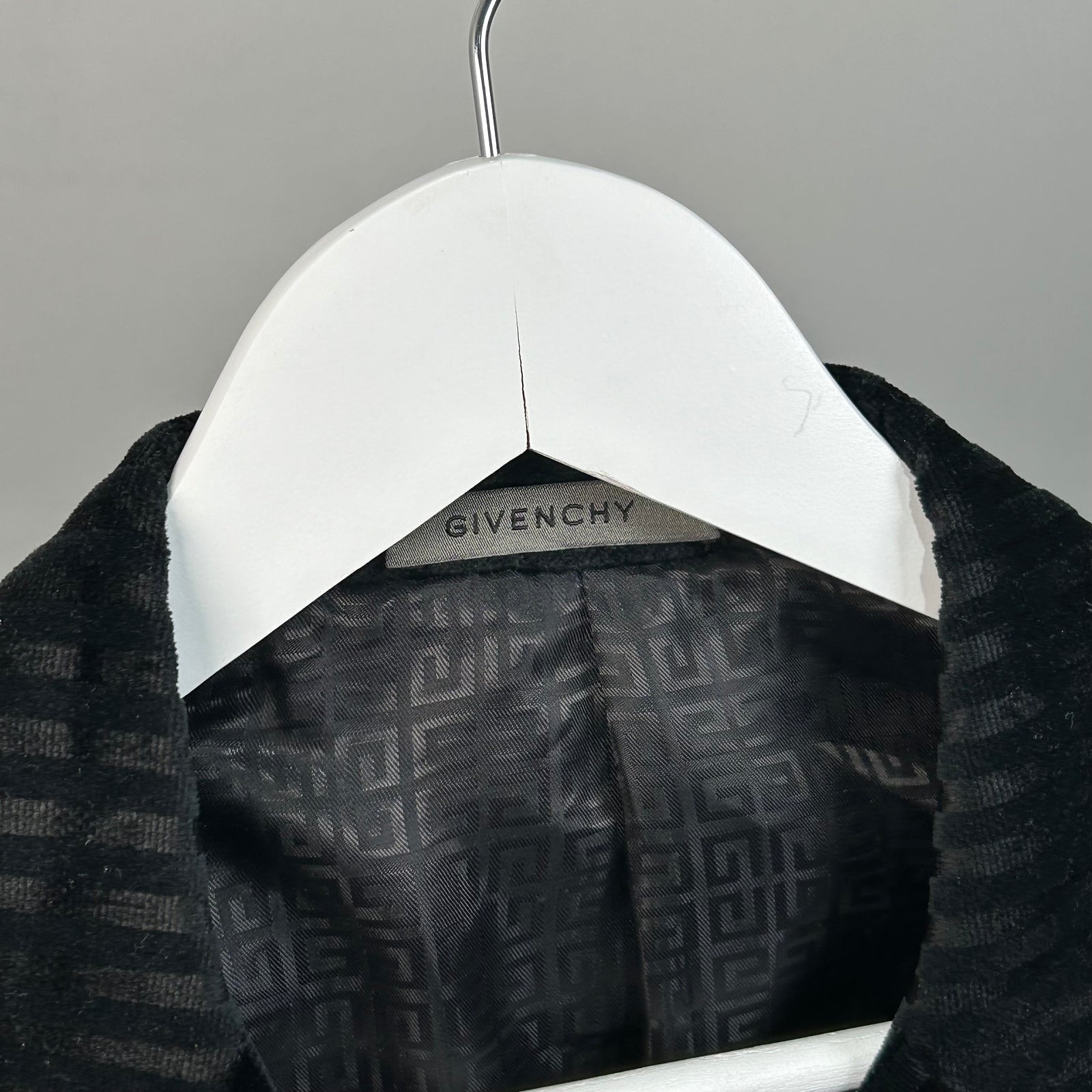 Givenchy Black Striped Blazer Jacket Size L
